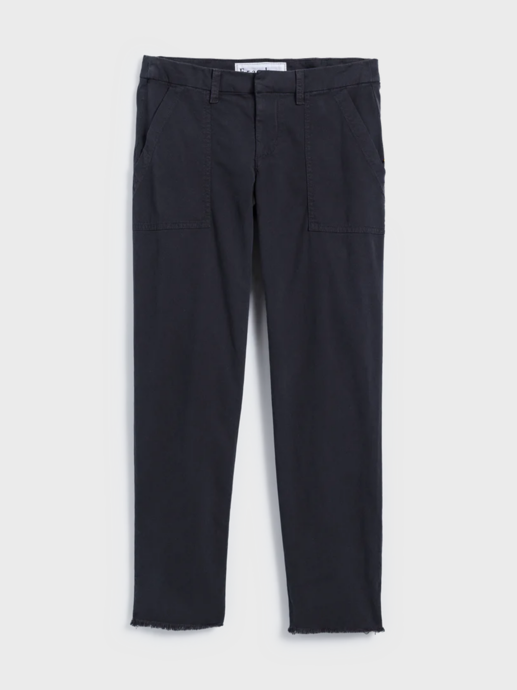 Frank & Eileen Blackrock Utility Pant Washed Black-Pants-West of Woodward Boutique-Vancouver-Canada