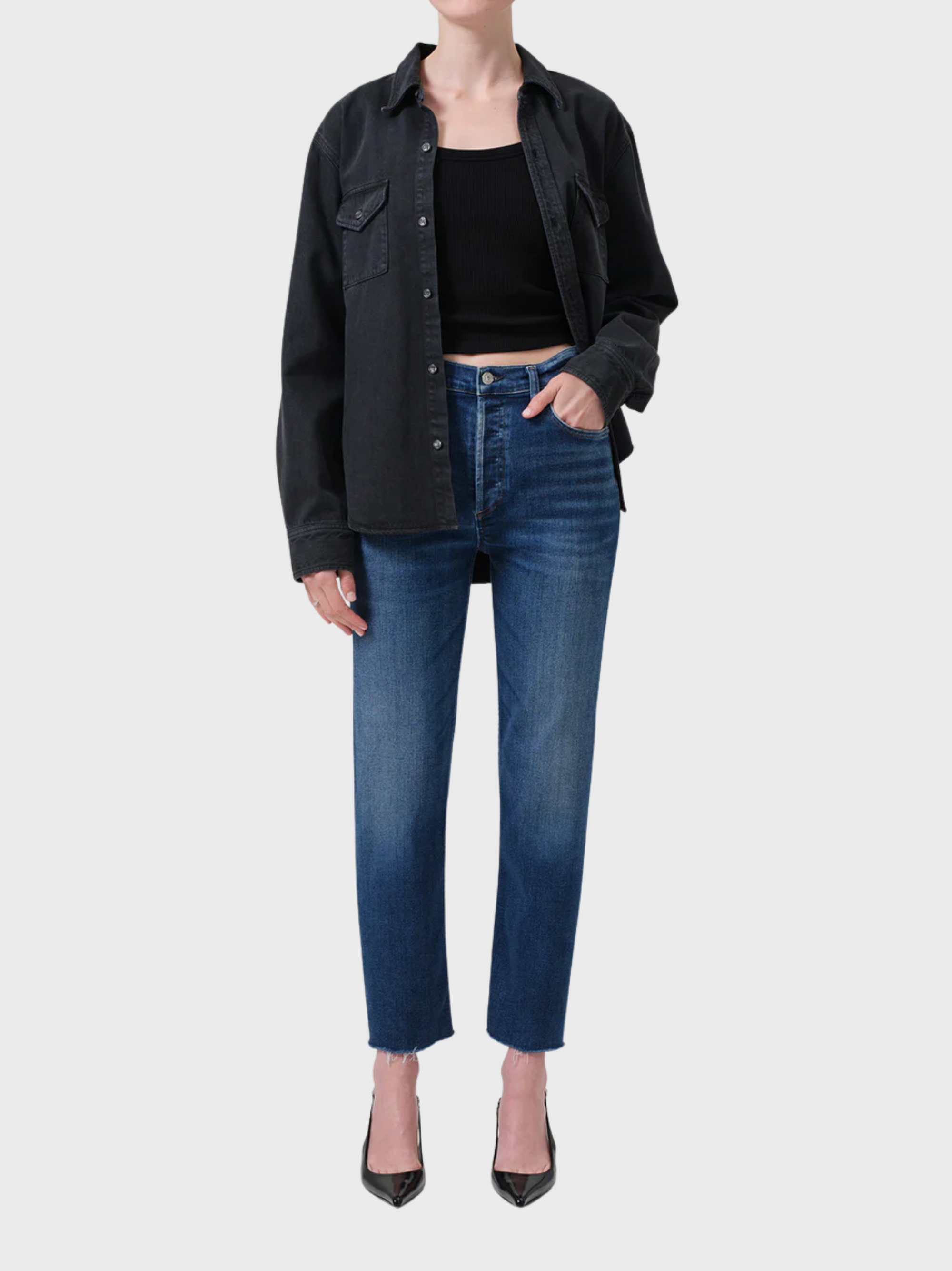 COH Palma Straight Denim Jeans Petite Ambry-Denim-West of Woodward Boutique-Vancouver-Canada
