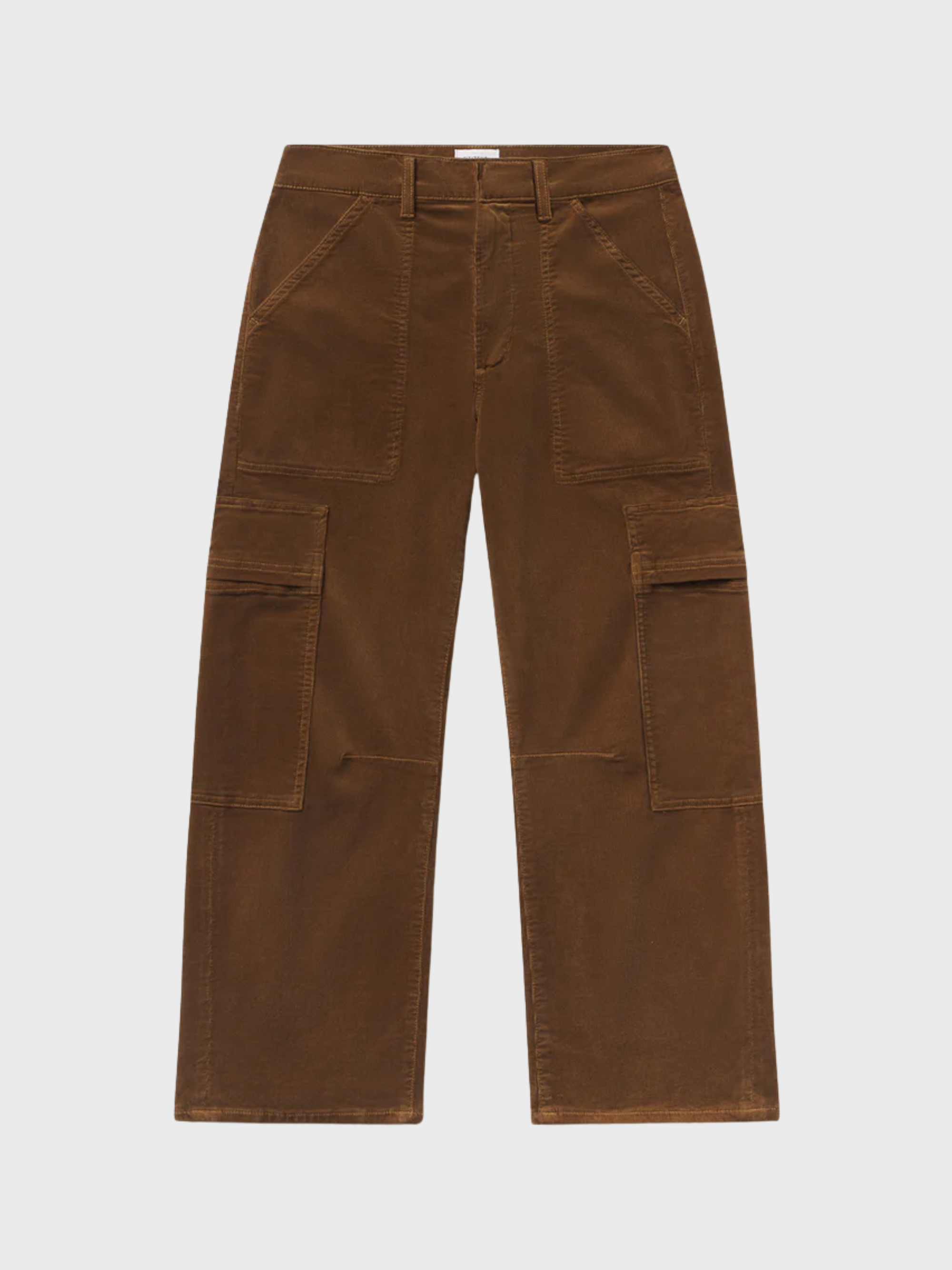 COH Marcelle Low Slung Cargo Pant Corduroy Manuka-Pants-West of Woodward Boutique-Vancouver-Canada