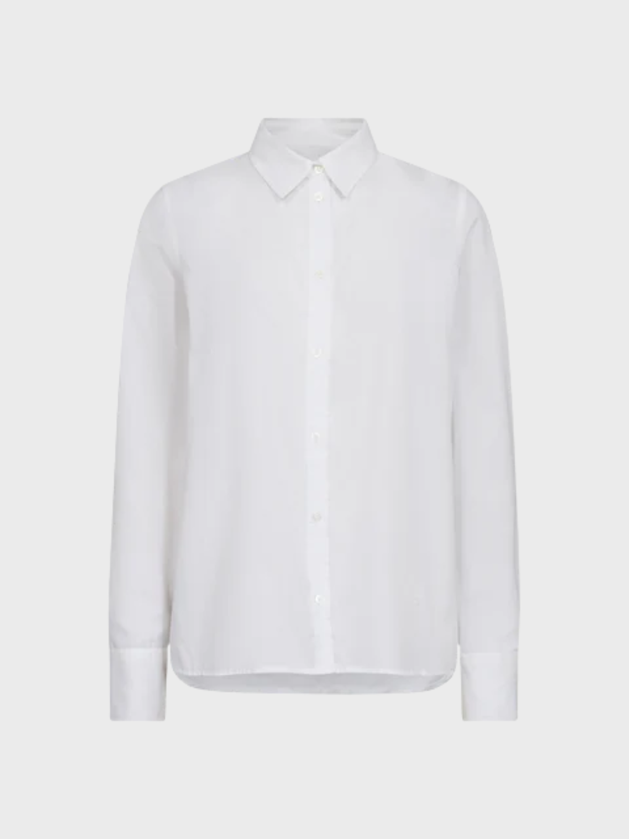 Mos Mosh Anica Oxford Shirt White-Shirts-West of Woodward Boutique-Vancouver-Canada