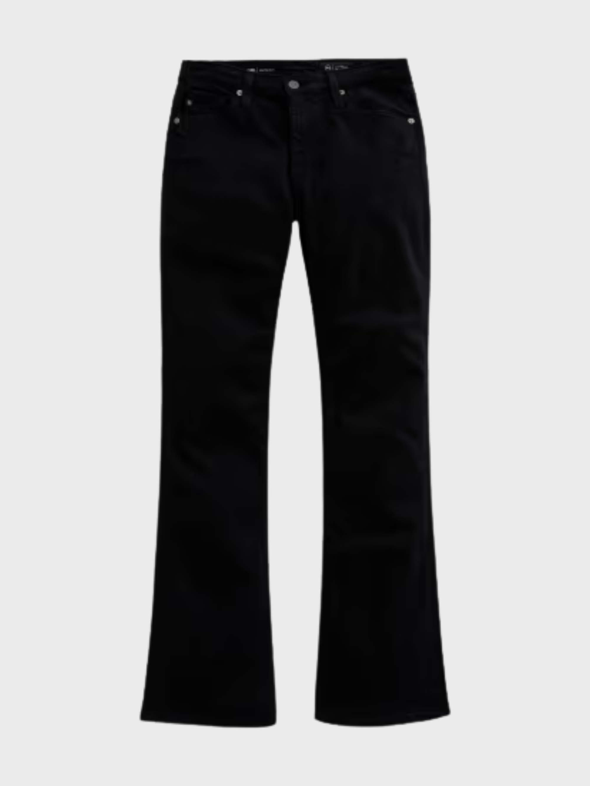 AG Angel Kick Flare Denim Jeans Super Black-Denim-West of Woodward Boutique-Vancouver-Canada