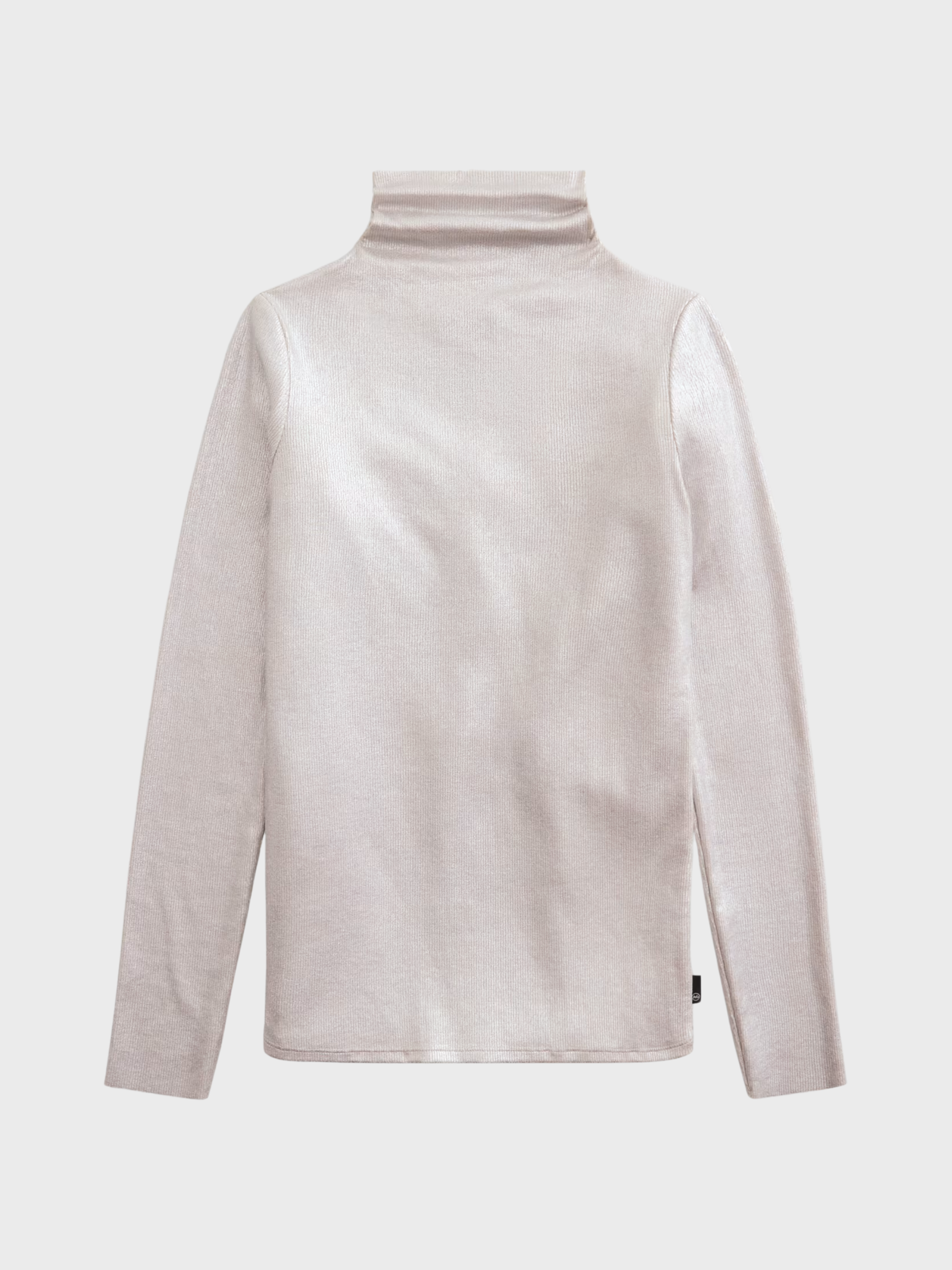 AG Chels Turtleneck Top Powder Silver-T-Shirts-West of Woodward Boutique-Vancouver-Canada