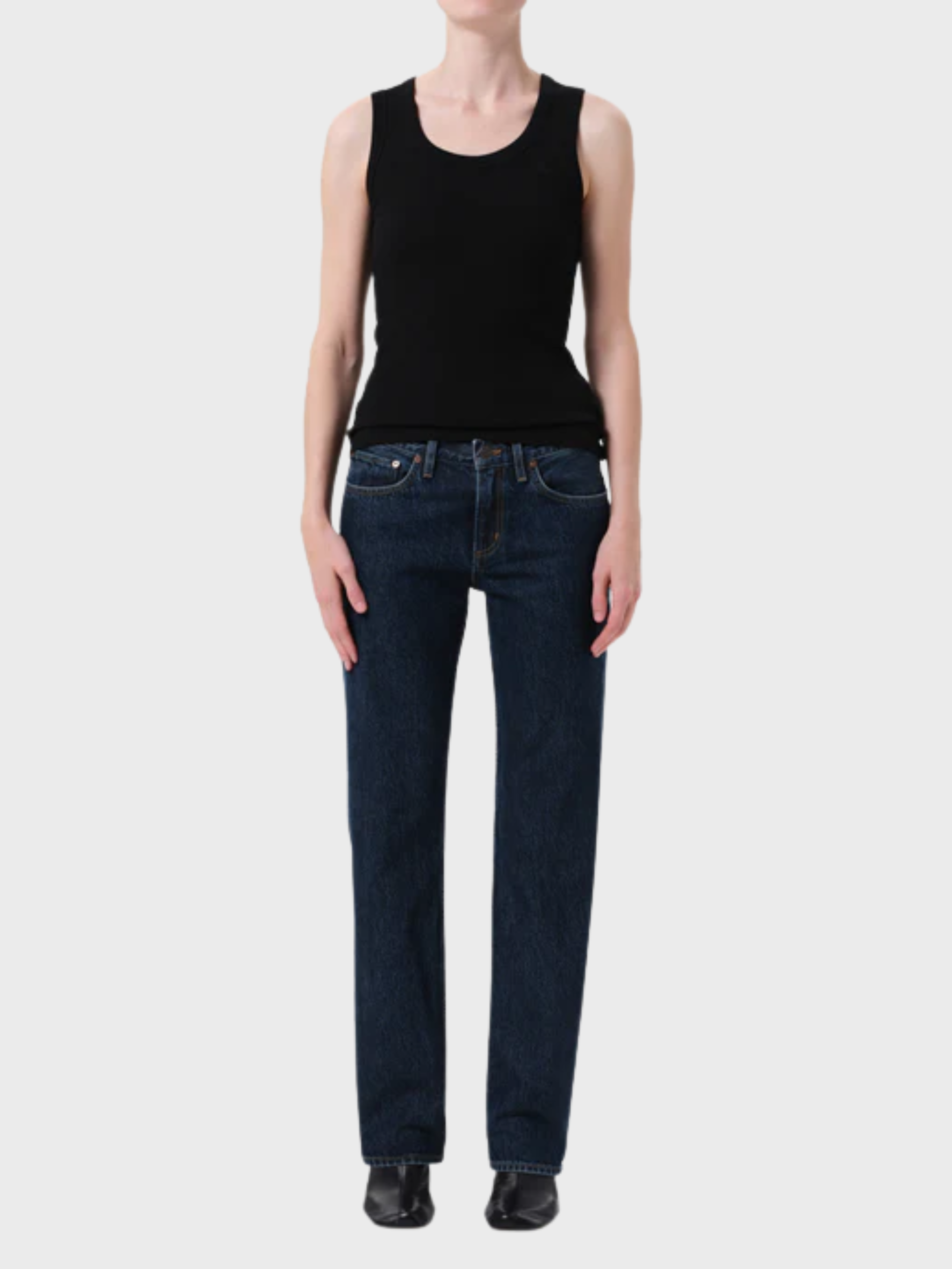 Agolde Low Rise Slim Pendulum-Denim-West of Woodward Boutique-Vancouver-Canada