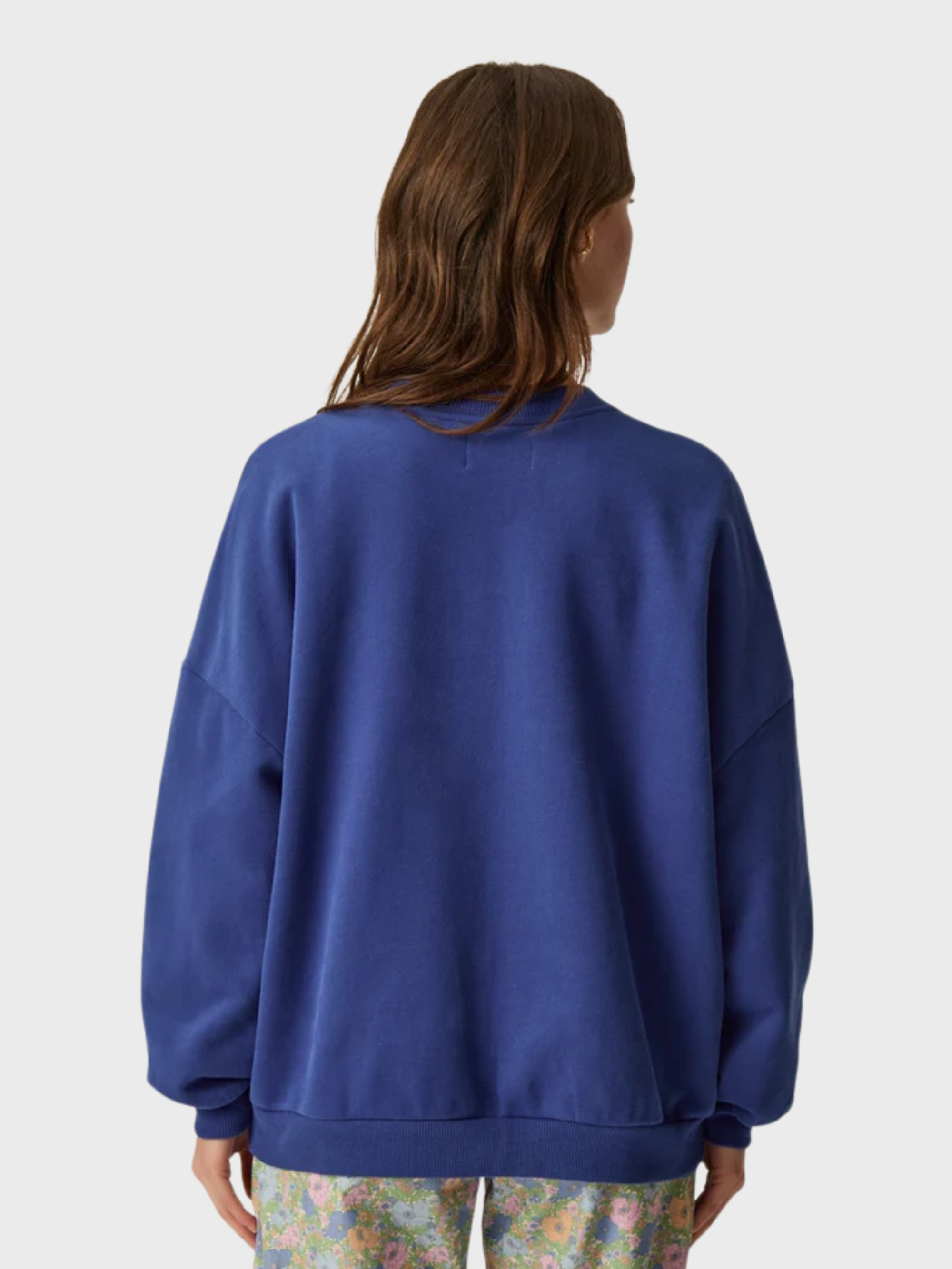 Des Petits Hauts June Crewneck Sweatshirt Indigo-Sweatshirts-West of Woodward Boutique-Vancouver-Canada
