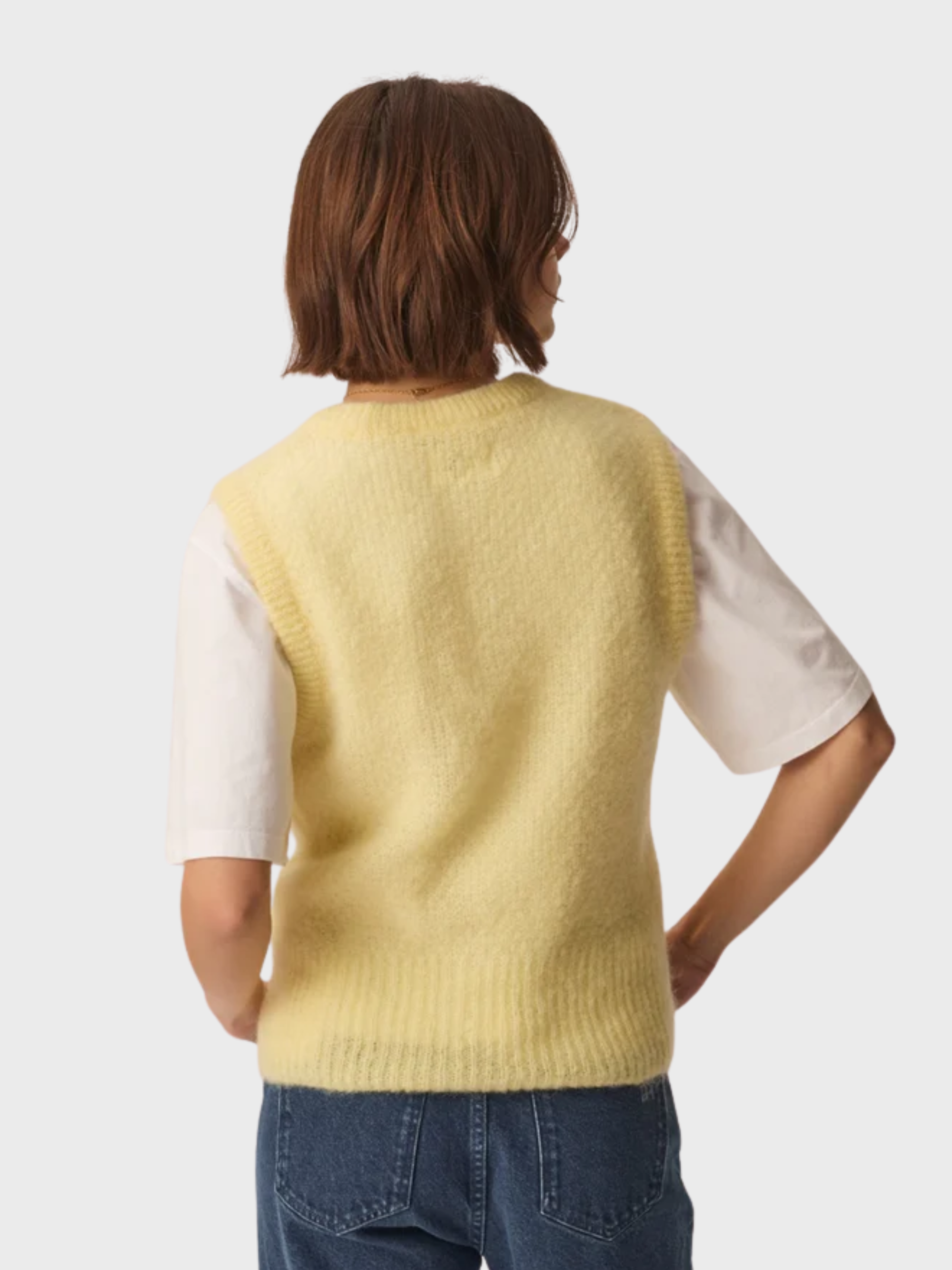 Des Petits Hauts Aldino Knit Vest-T-Shirts-West of Woodward Boutique-Vancouver-Canada