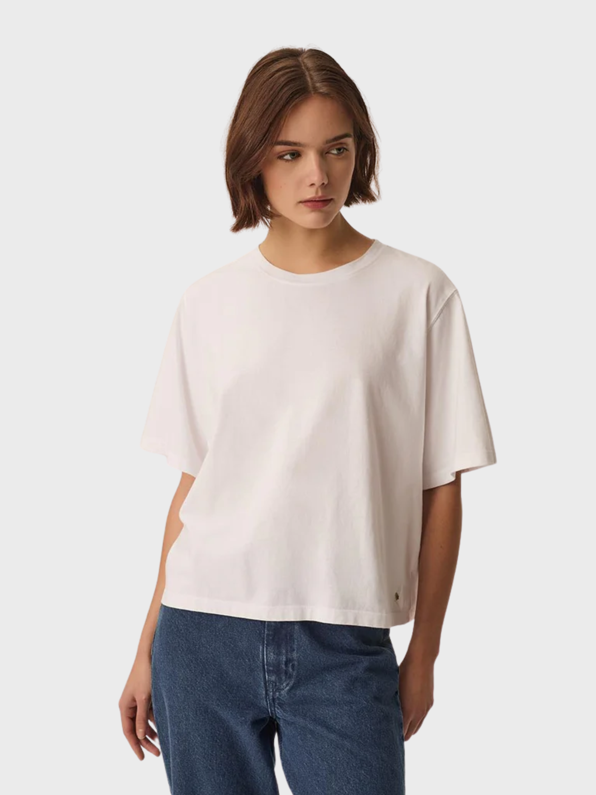 Des Petits Hauts Jerry Tee Ecru-T-Shirts-West of Woodward Boutique-Vancouver-Canada