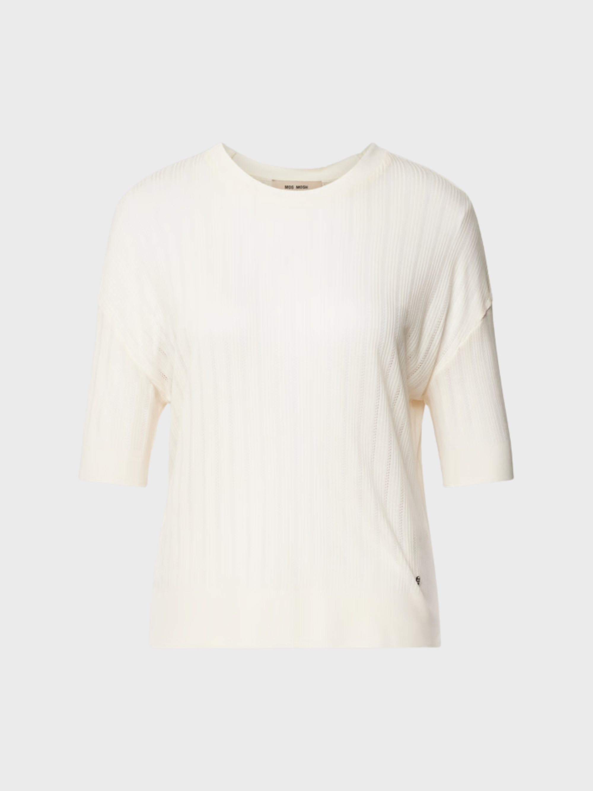 Mos Mosh Swann O Short Sleeve Tee Ecru-T-Shirts-West of Woodward Boutique-Vancouver-Canada