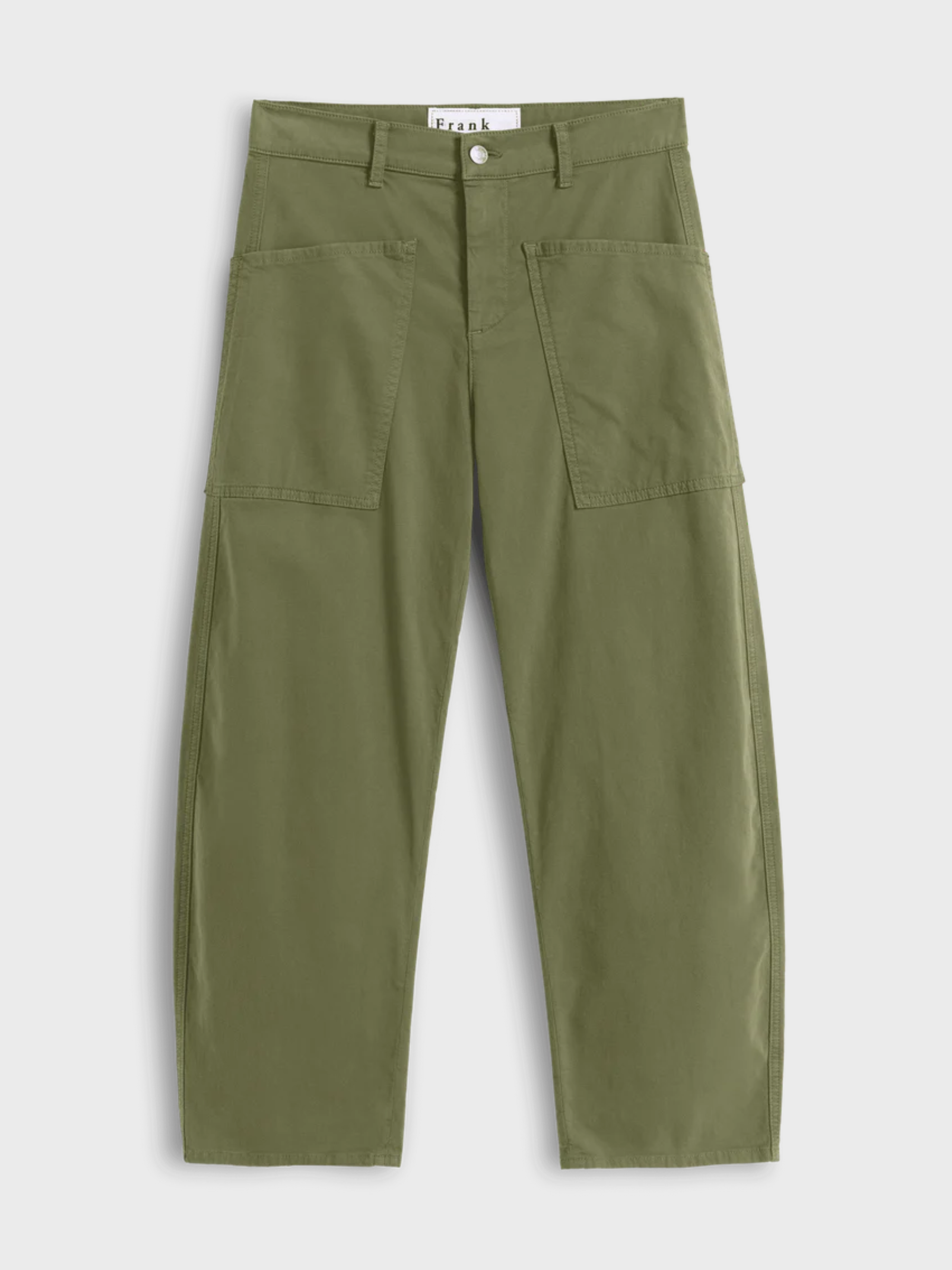 Frank & Eileen Bray Everyday Barrel Pant Olive-Pants-West of Woodward Boutique-Vancouver-Canada