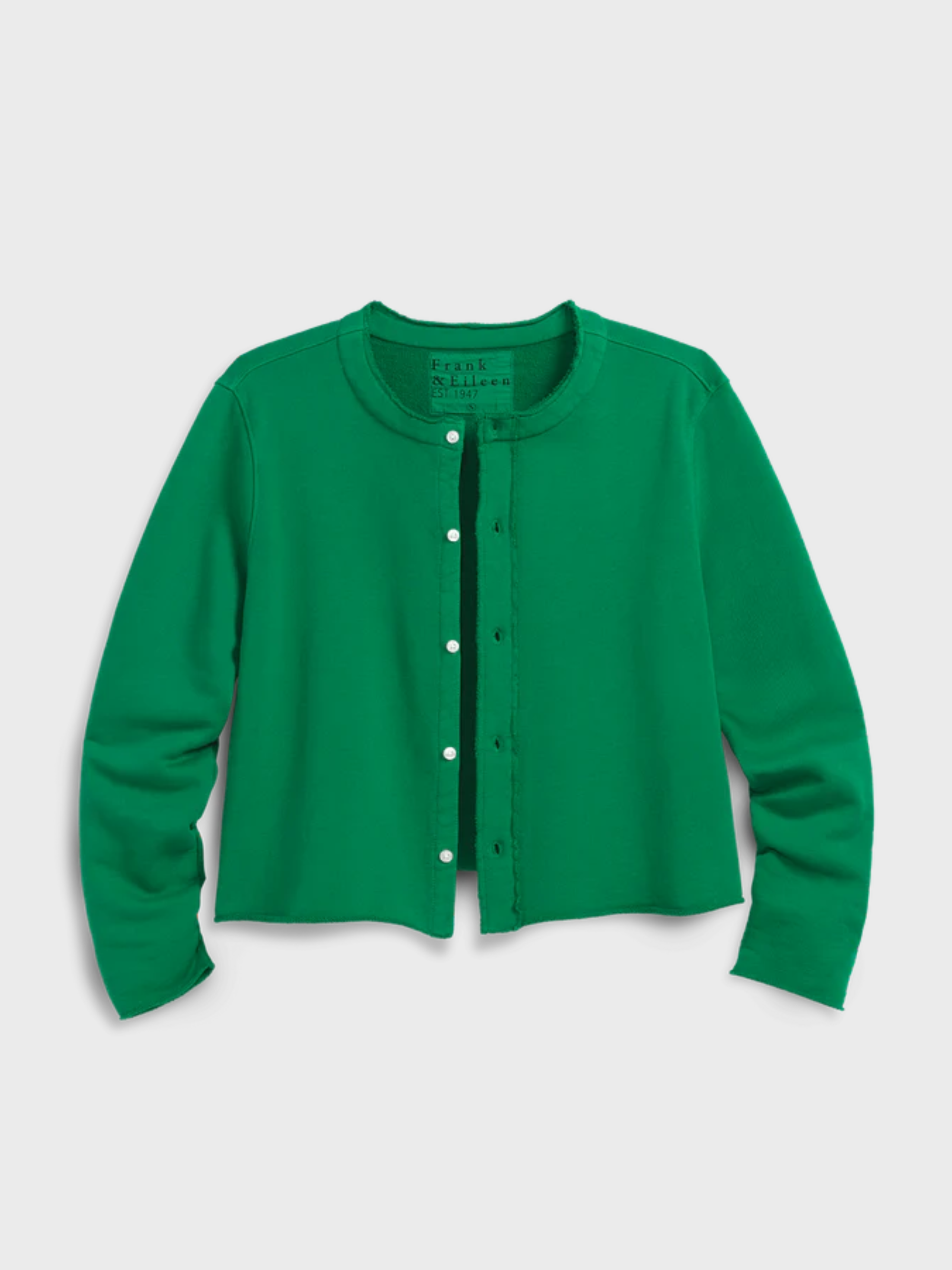 Frank & Eileen Jackie Triple Fleece Cardigan Birdie-Sweatshirts-West of Woodward Boutique-Vancouver-Canada