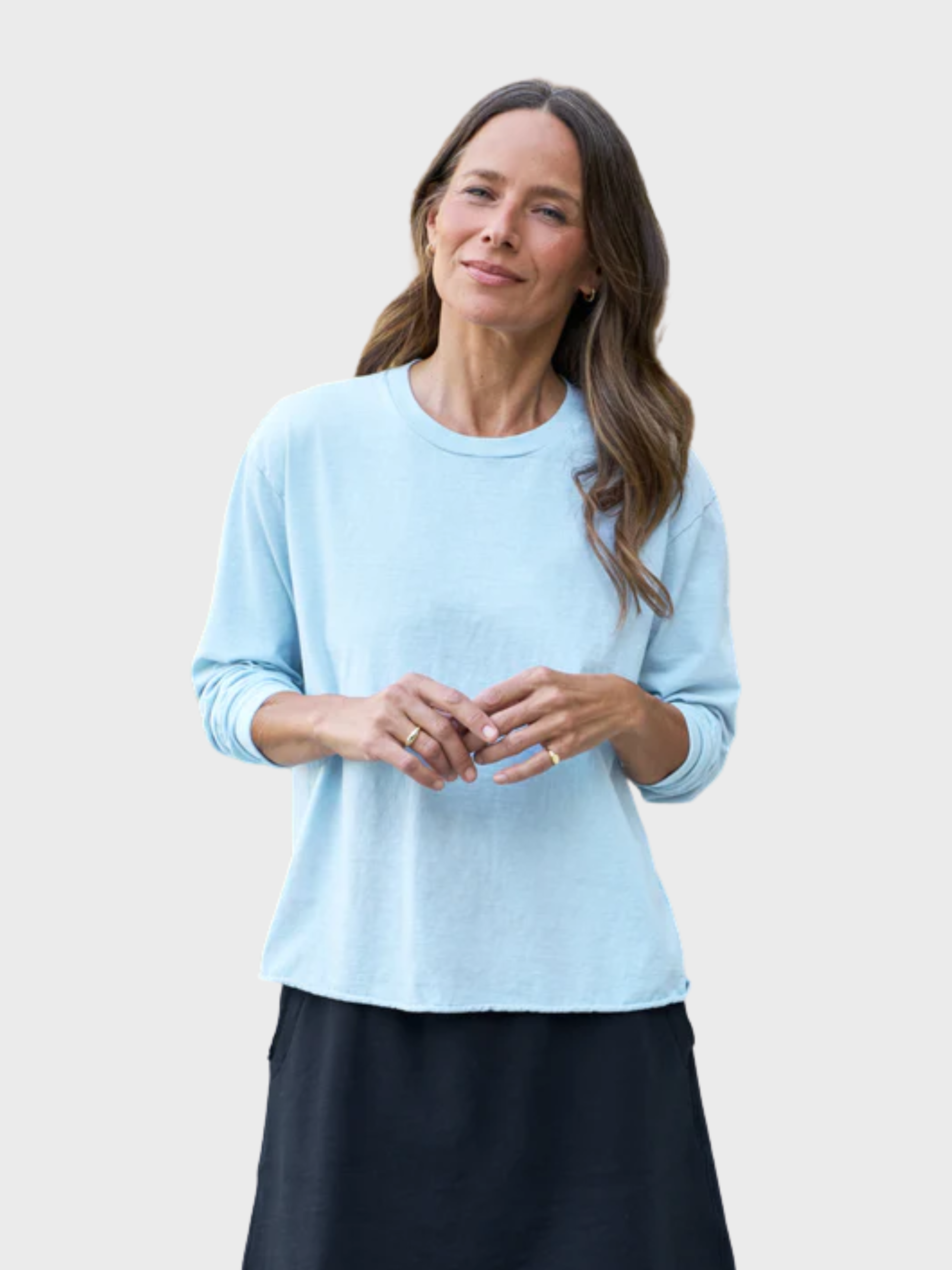 Frank & Eileen Quinn Long Sleeve Crew Dive-T-Shirts-West of Woodward Boutique-Vancouver-Canada