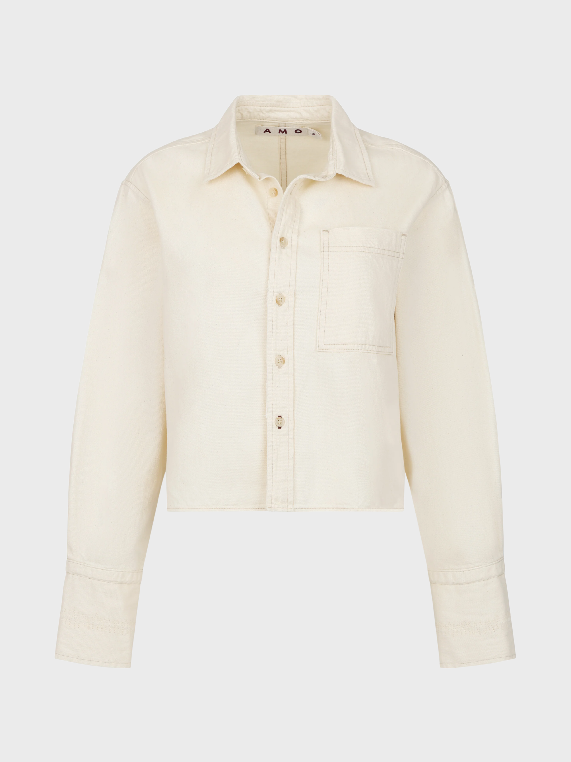 AMO Abigail Shirt Bone-Shirts-West of Woodward Boutique-Vancouver-Canada