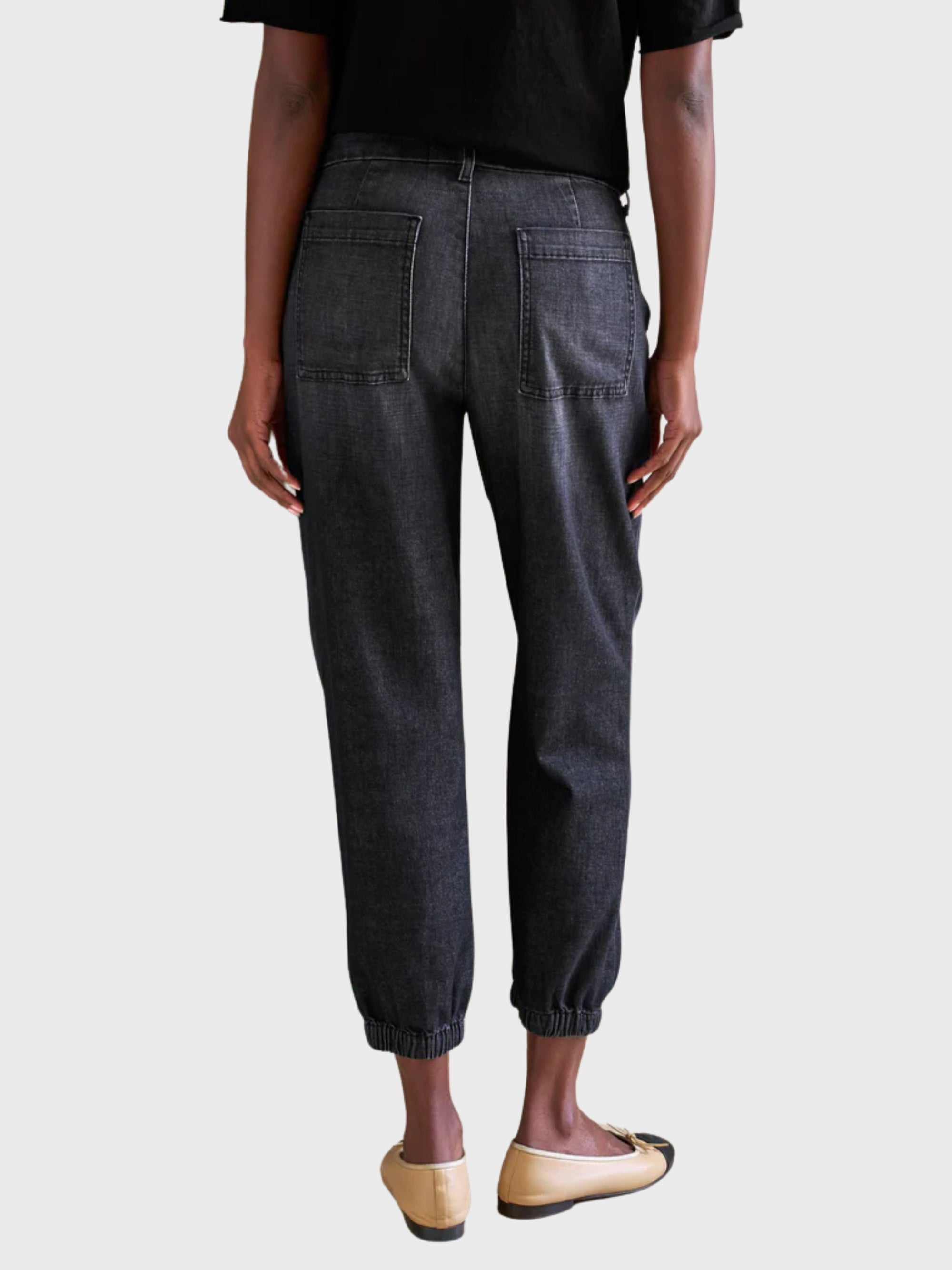 Frank & Eileen Jameson Utility Jogger 1981 Washed Black-Pants-West of Woodward Boutique-Vancouver-Canada
