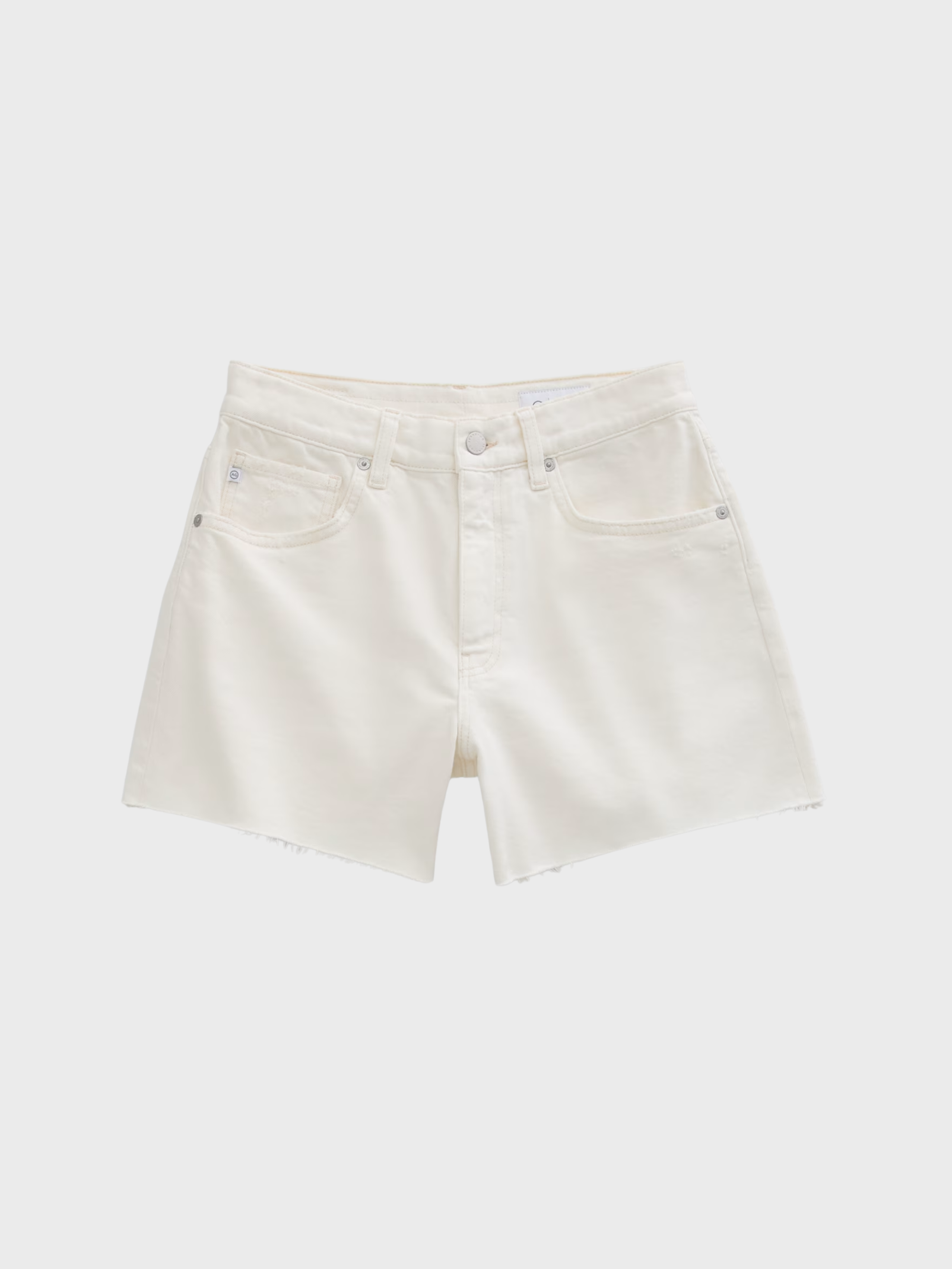 AG Halle Shorts Powder Mended-Shorts-West of Woodward Boutique-Vancouver-Canada
