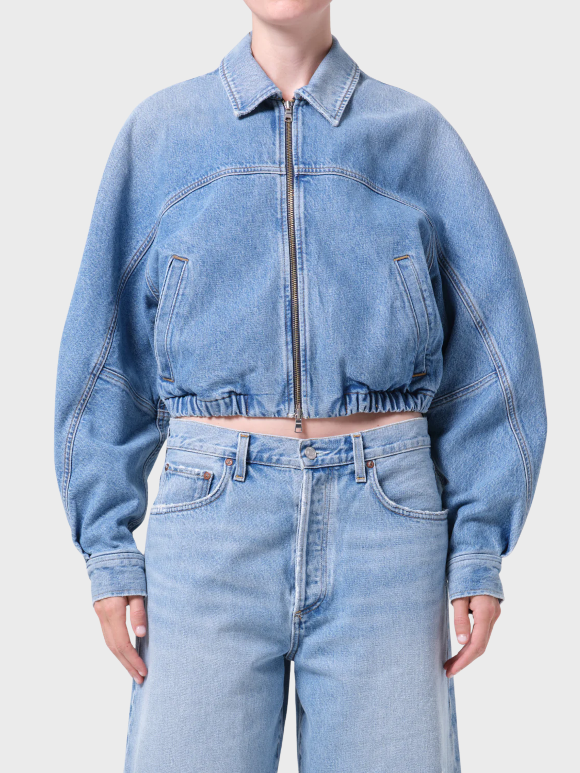 Agolde Dixon Cocoon Bomber Outbreak-Jackets-West of Woodward Boutique-Vancouver-Canada