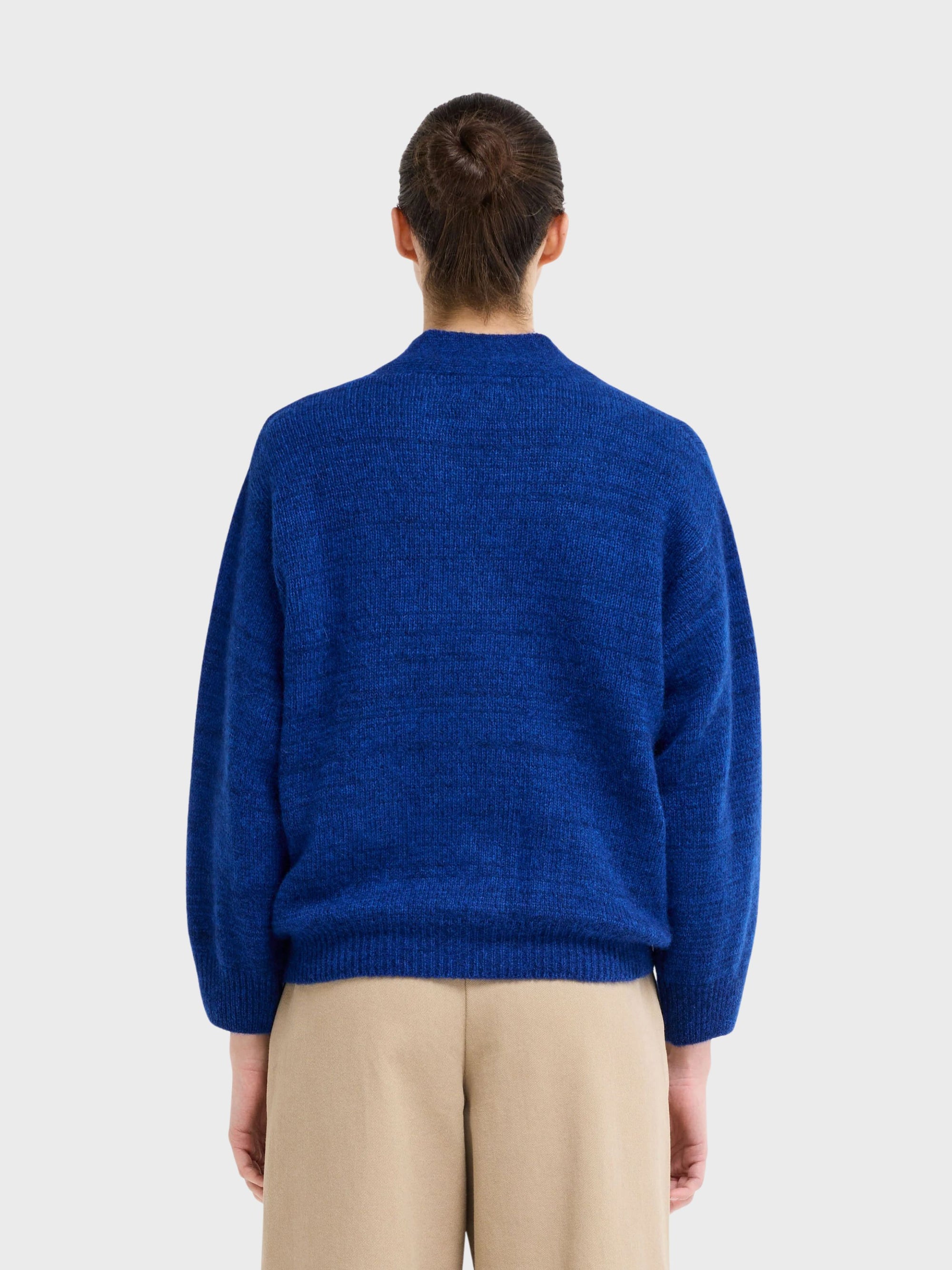 Our Sister Dolphin Cardigan Electric Blue-Sweaters-West of Woodward Boutique-Vancouver-Canada