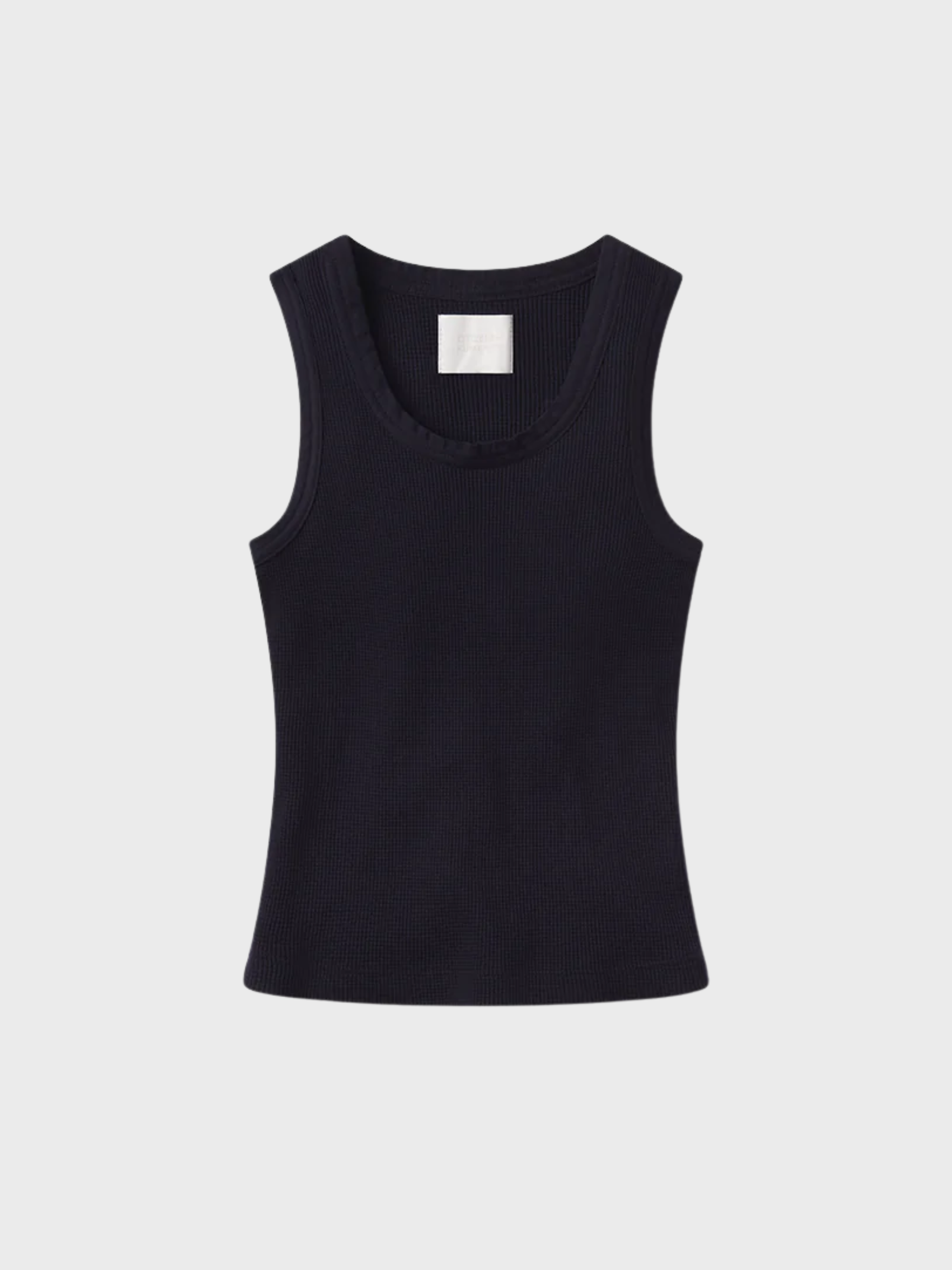 COH Inez Waffle Tank Navy-T-Shirts-West of Woodward Boutique-Vancouver-Canada