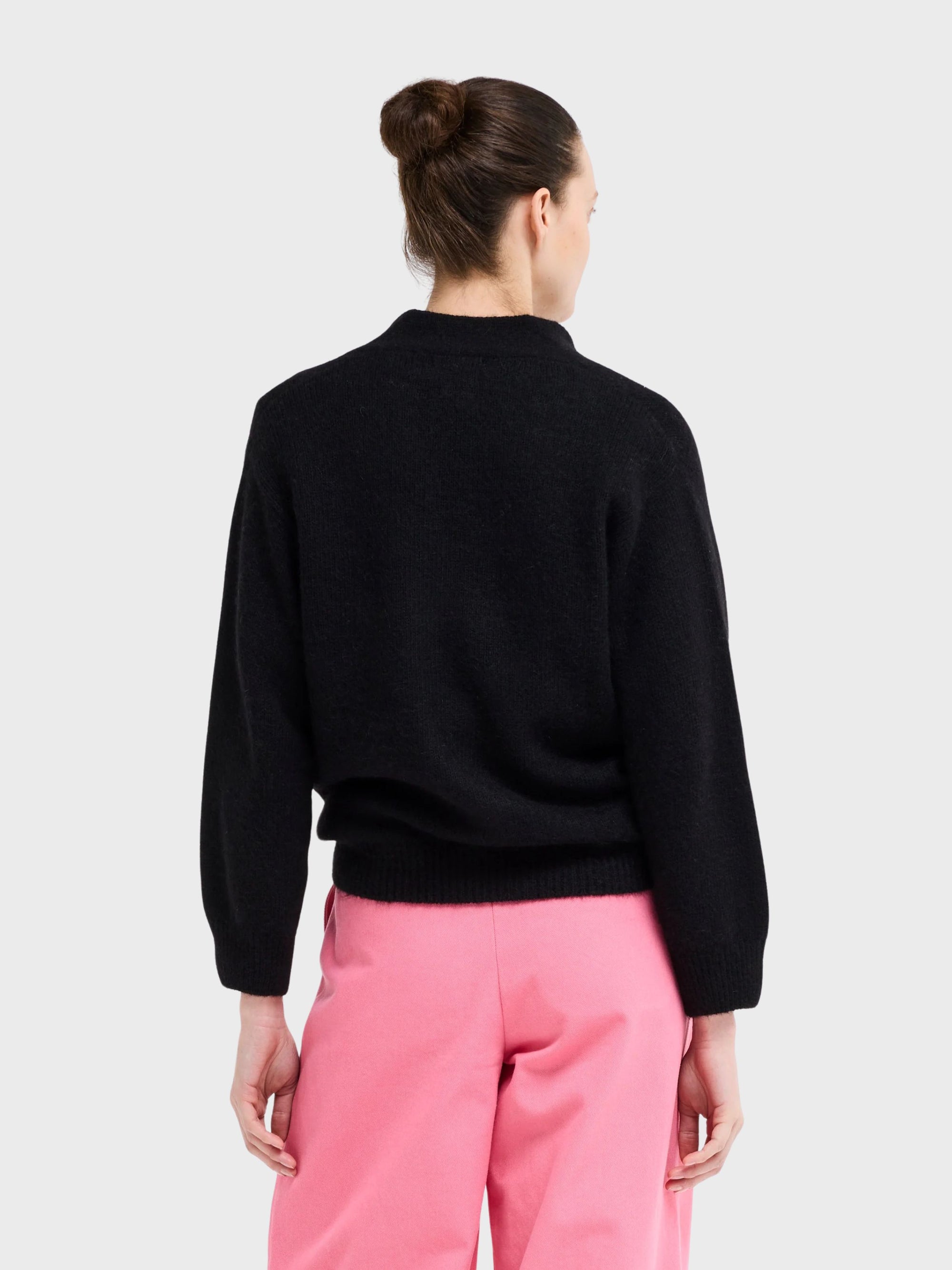 Our Sister Dolphin Cardigan Black-Sweaters-West of Woodward Boutique-Vancouver-Canada