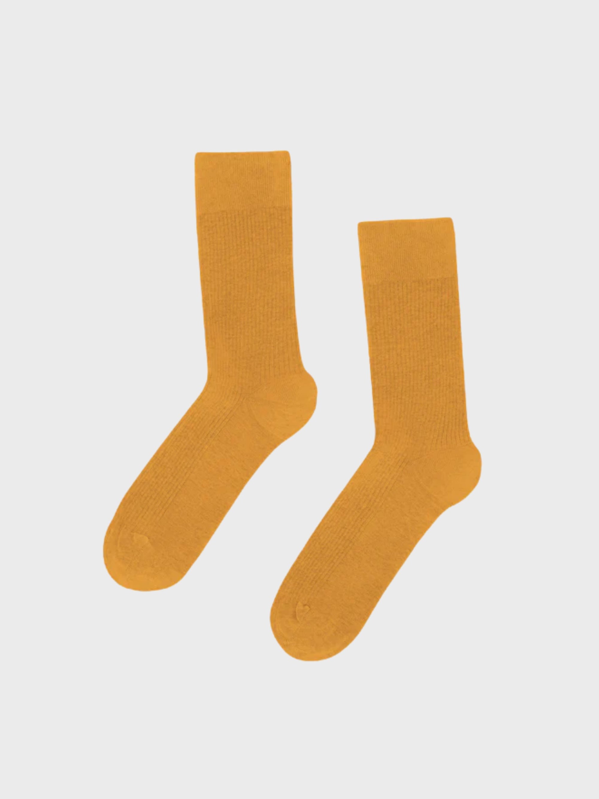 Colorful Standard Classic Organic Sock Burned Yellow-Accessories-West of Woodward Boutique-Vancouver-Canada