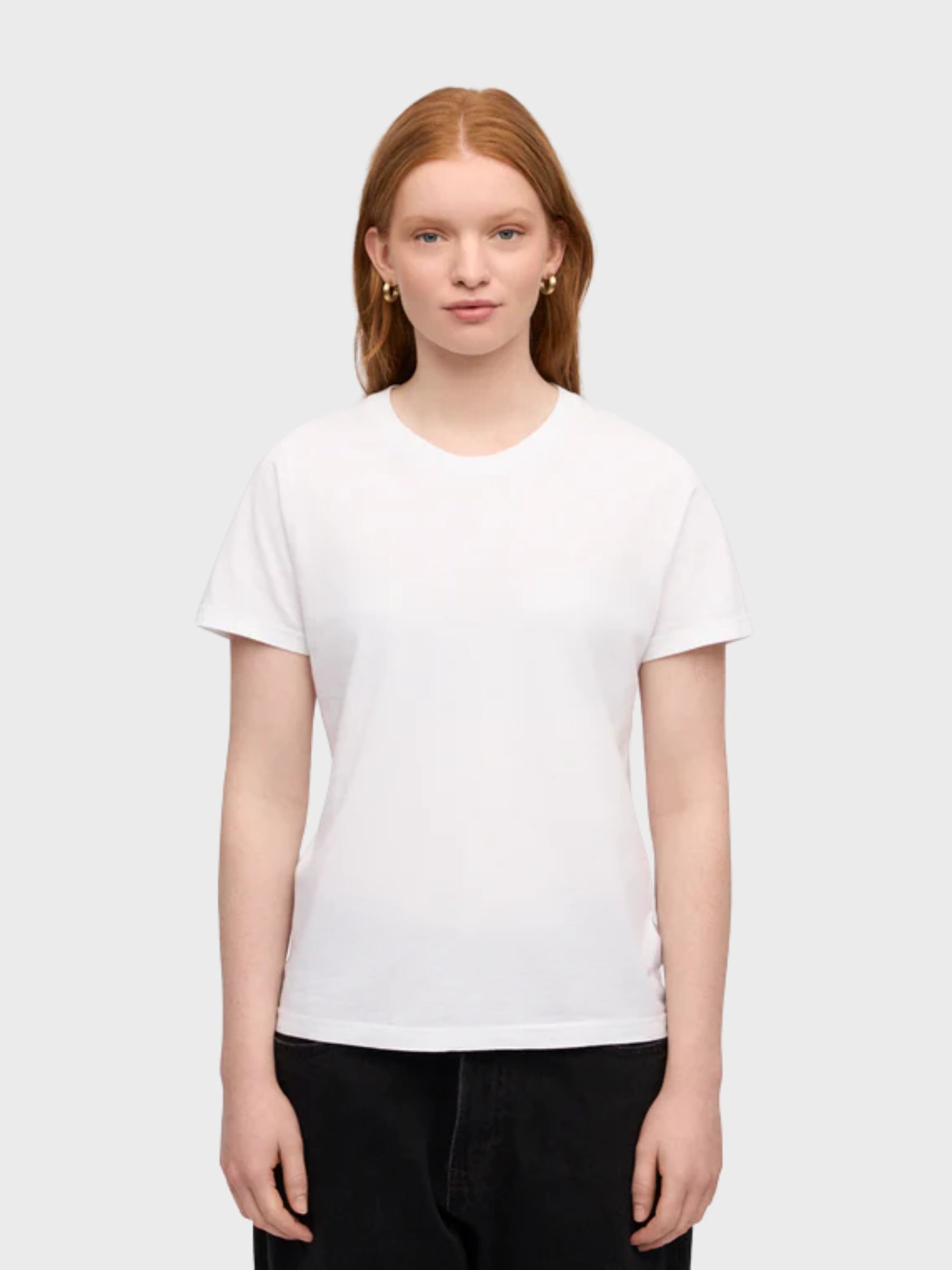 Colorful Standard Light Organic Tee Optical White-T-Shirts-West of Woodward Boutique-Vancouver-Canada