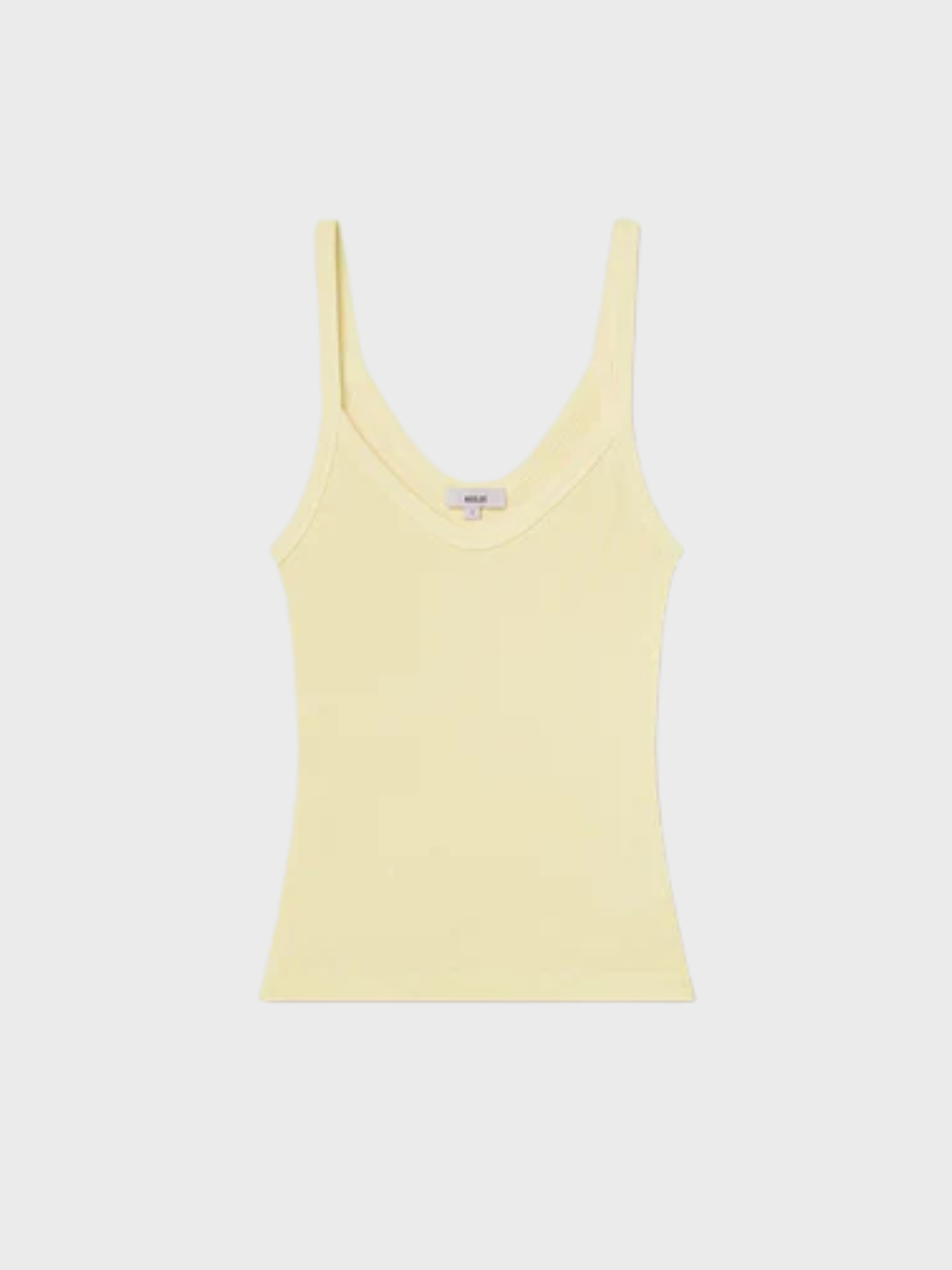 Agolde Jordan Tank Lemon Drop-T-Shirts-West of Woodward Boutique-Vancouver-Canada