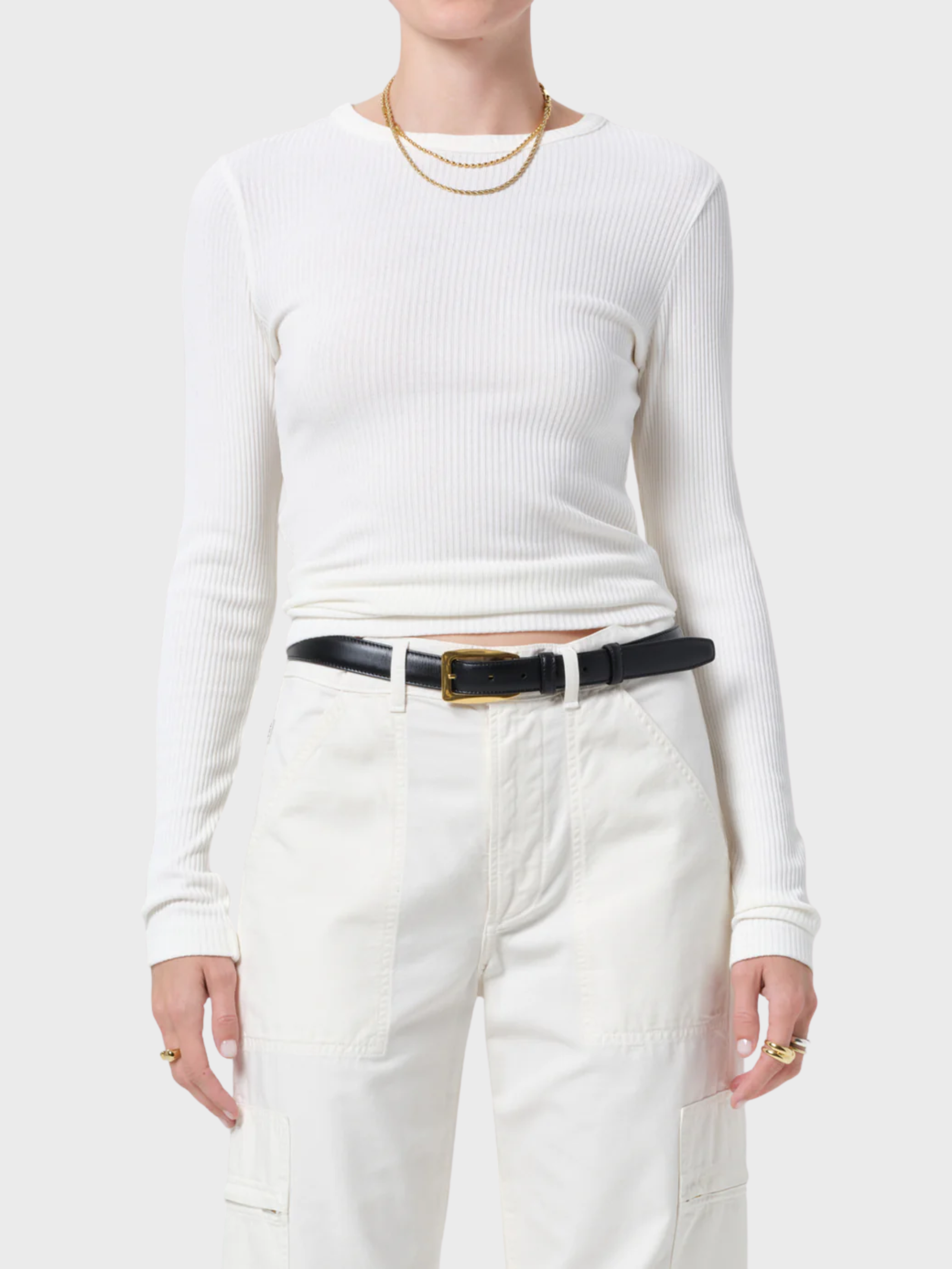 COH Bina Crewneck Pashmina-T-Shirts-West of Woodward Boutique-Vancouver-Canada