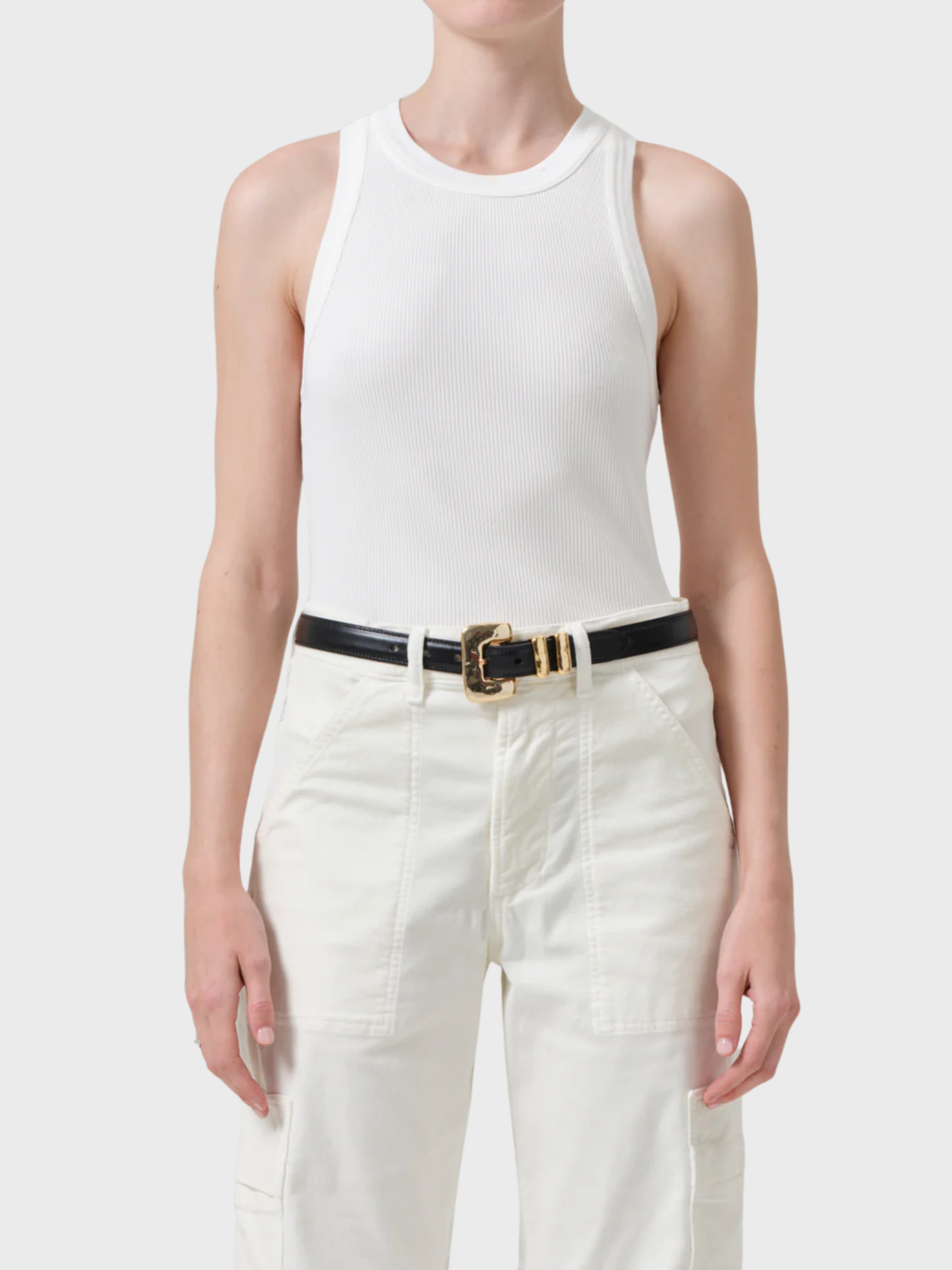 COH Isabel Rib Tank Pashmina-T-Shirts-West of Woodward Boutique-Vancouver-Canada