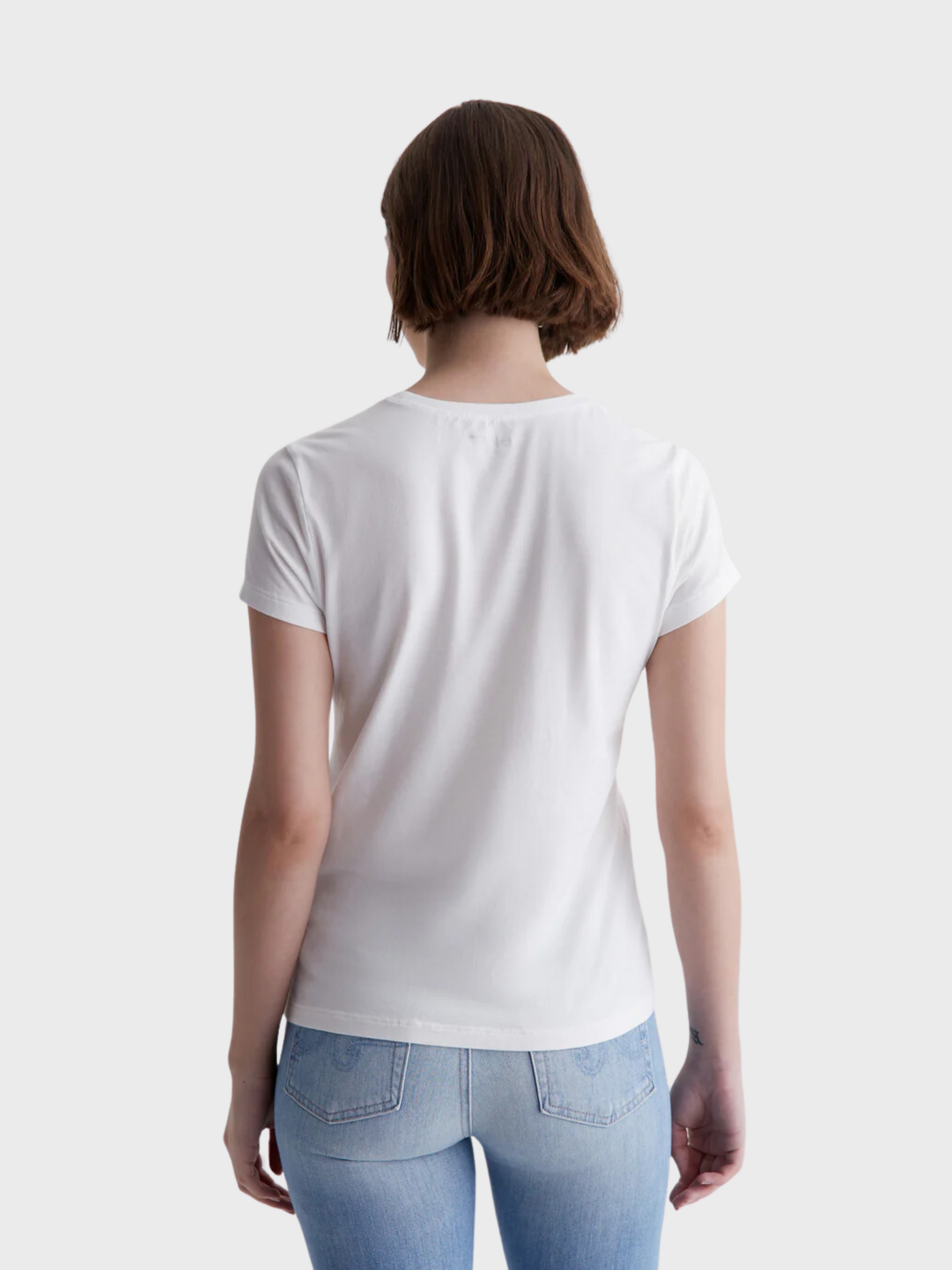 AG Ena Crew Tee Ex-White-T-Shirts-West of Woodward Boutique-Vancouver-Canada