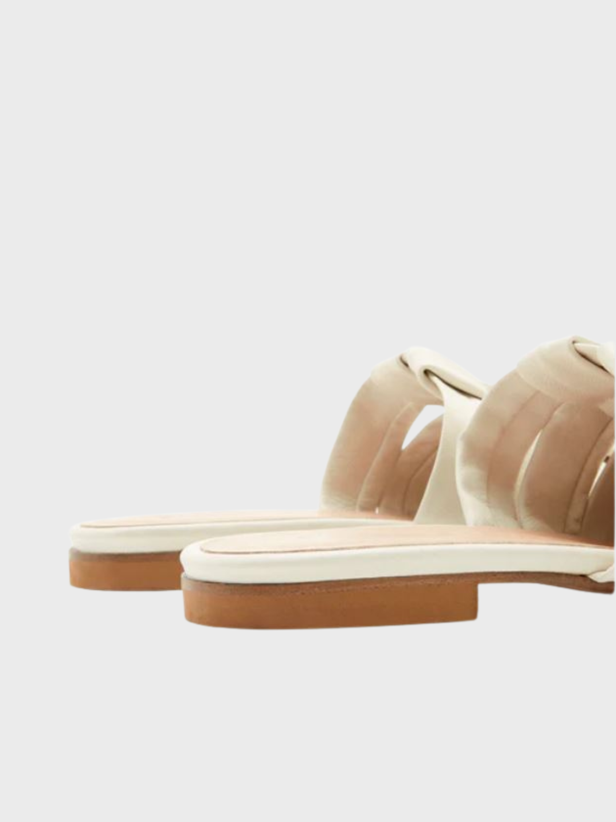 Sister Soeur Carmen Flats Cream Leather-Shoes-West of Woodward Boutique-Vancouver-Canada