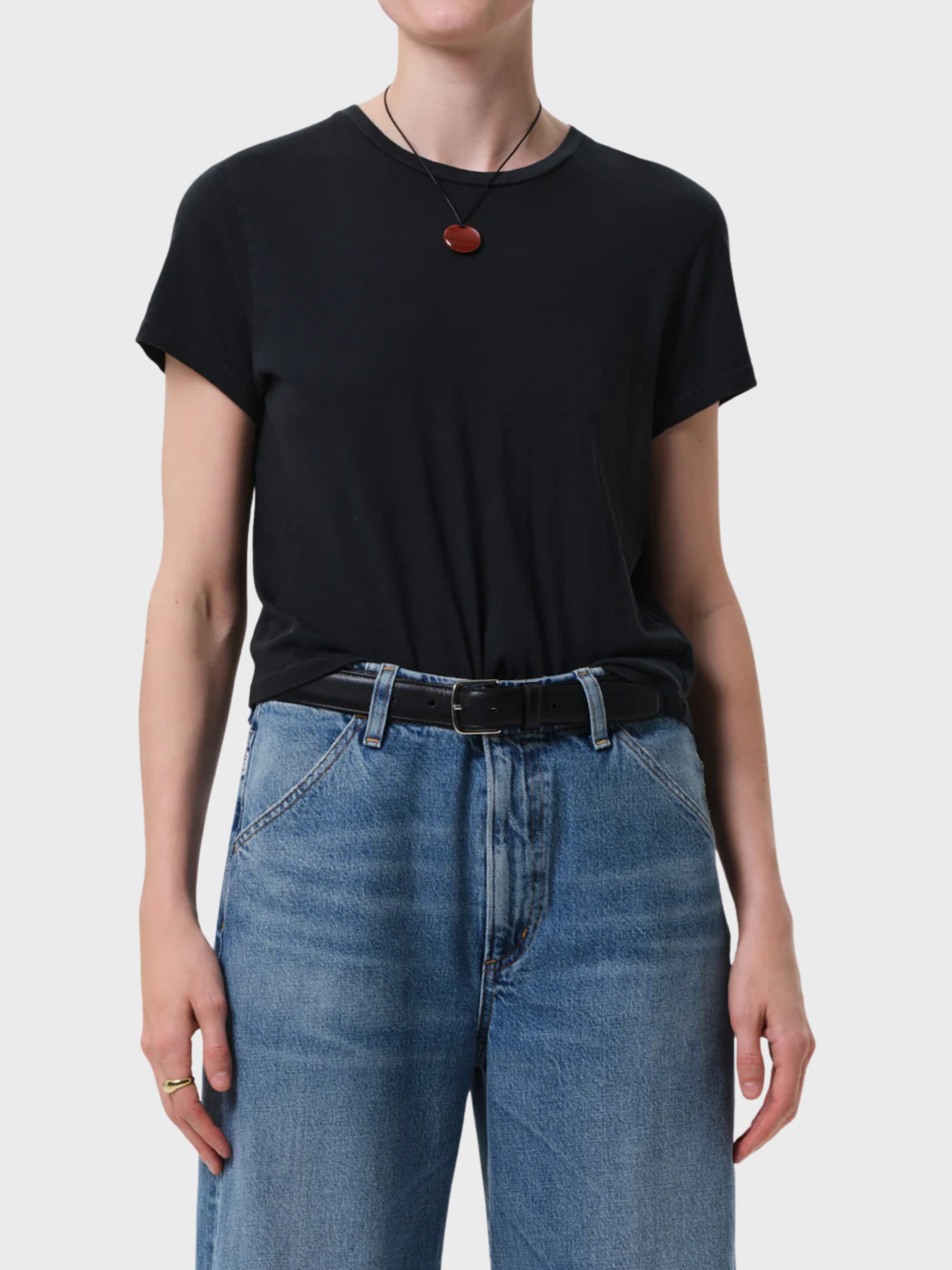 COH Kyle Tee Washed Black-T-Shirts-West of Woodward Boutique-Vancouver-Canada