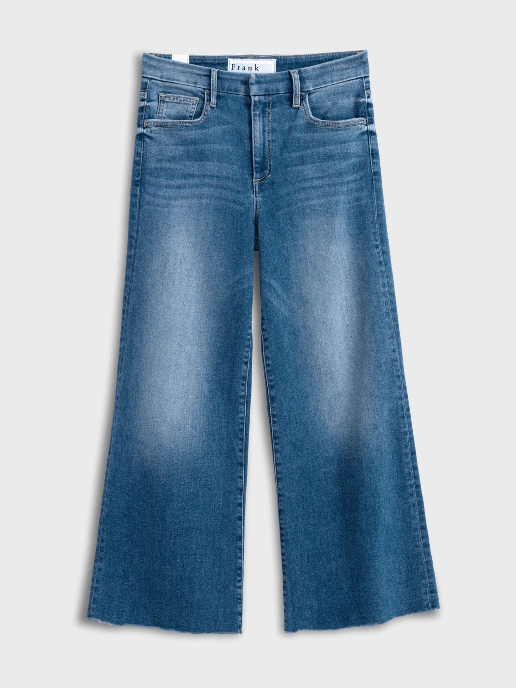 Frank &amp; Eileen Galway Wide Leg Jean 2002 Mid Wash-Denim-West of Woodward Boutique-Vancouver-Canada