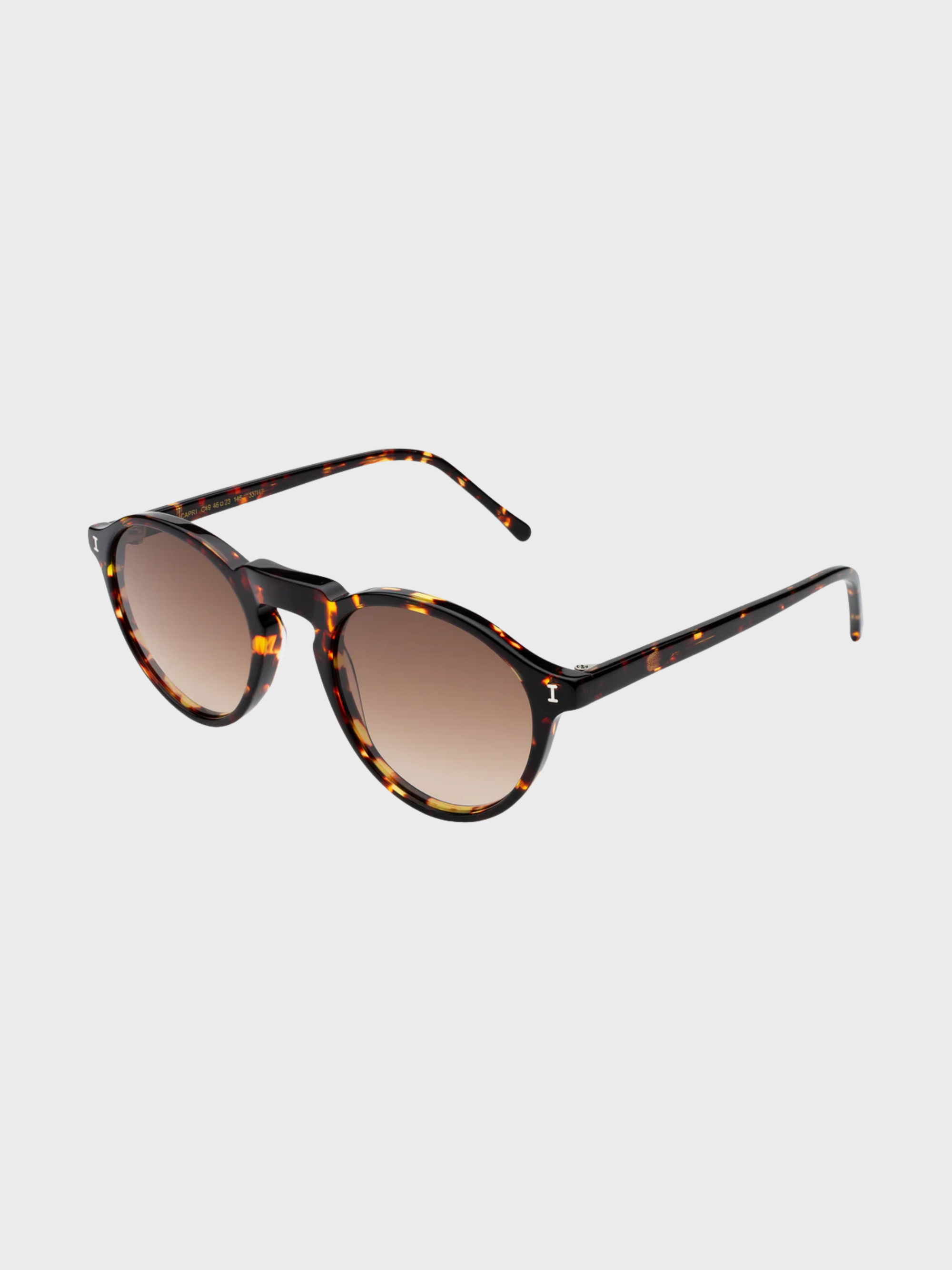 Illesteva Capri Star Tortoise Brown Gradient Sunglasses-Accessories-West of Woodward Boutique-Vancouver-Canada
