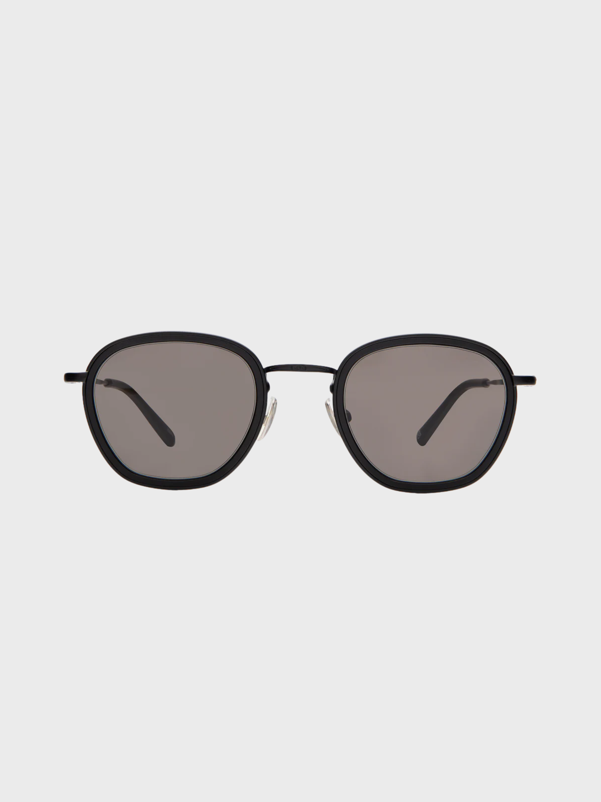 Illesteva Prince Tate Matte Black Grey Lense Sunglasses-Accessories-West of Woodward Boutique-Vancouver-Canada