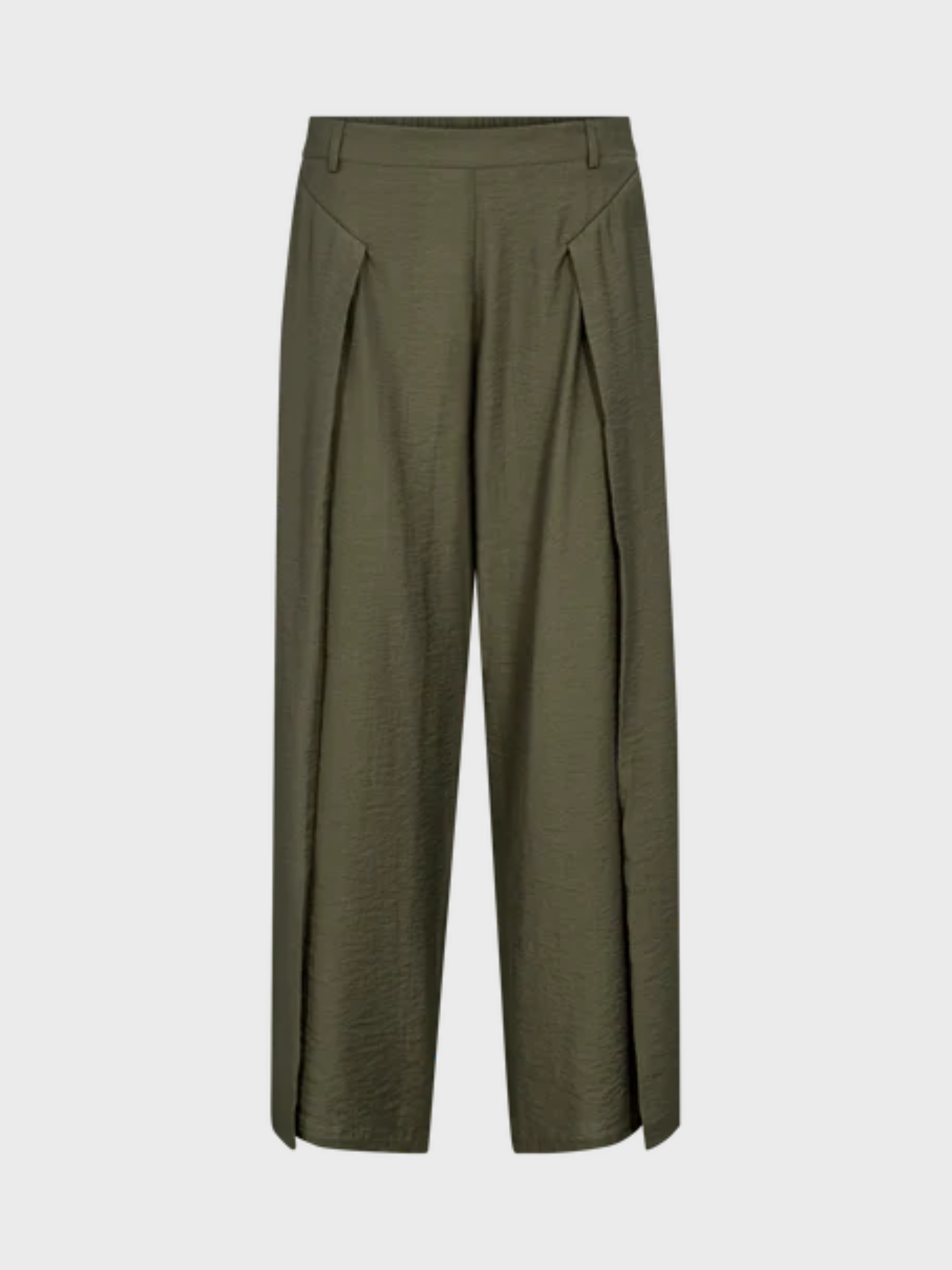 Mos Mosh Zoke Nila Pant Burnt Olive-Pants-West of Woodward Boutique-Vancouver-Canada