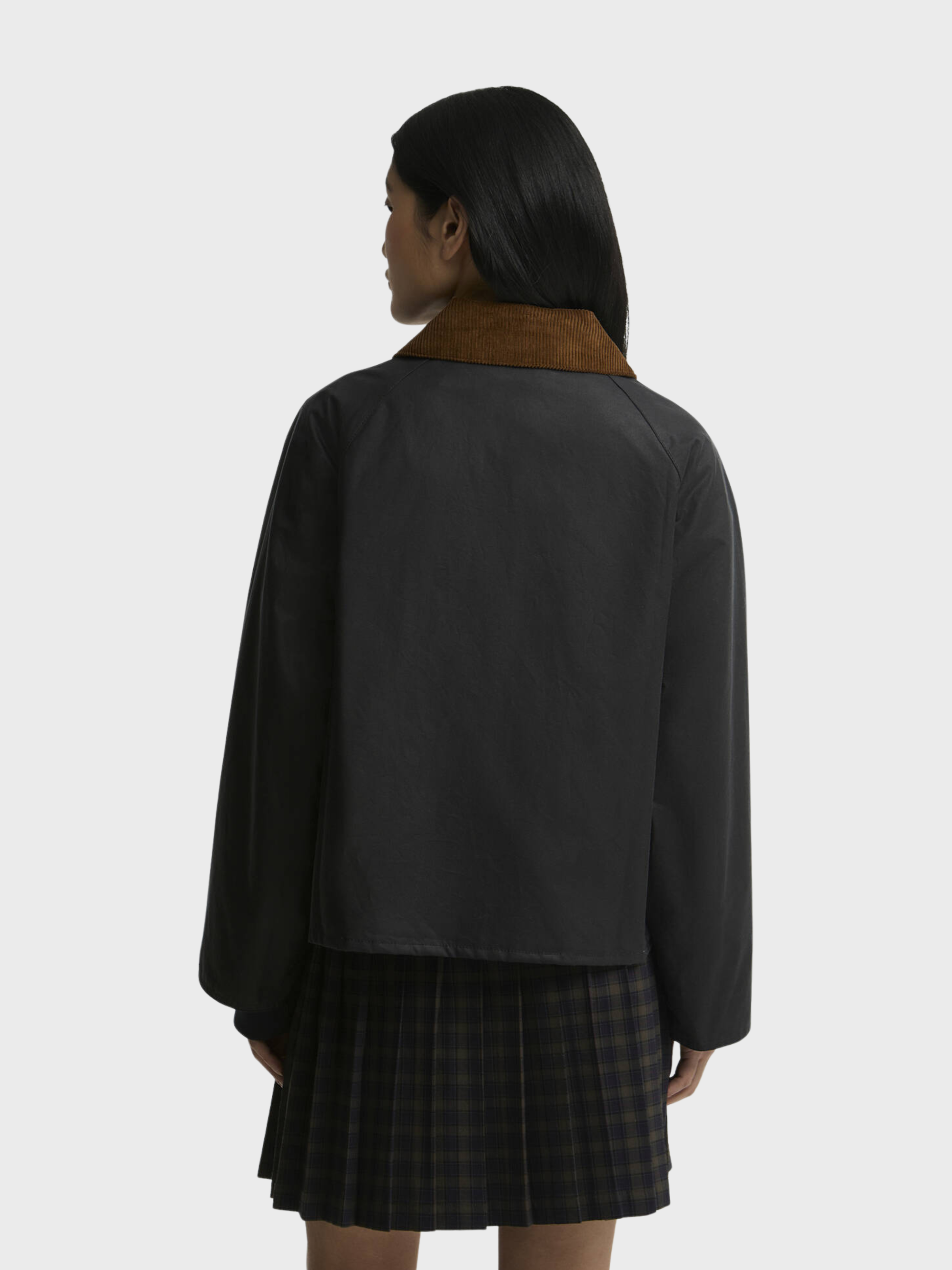 Barbour Arlene Wax Jacket Navy Ancient-Coats-West of Woodward Boutique-Vancouver-Canada