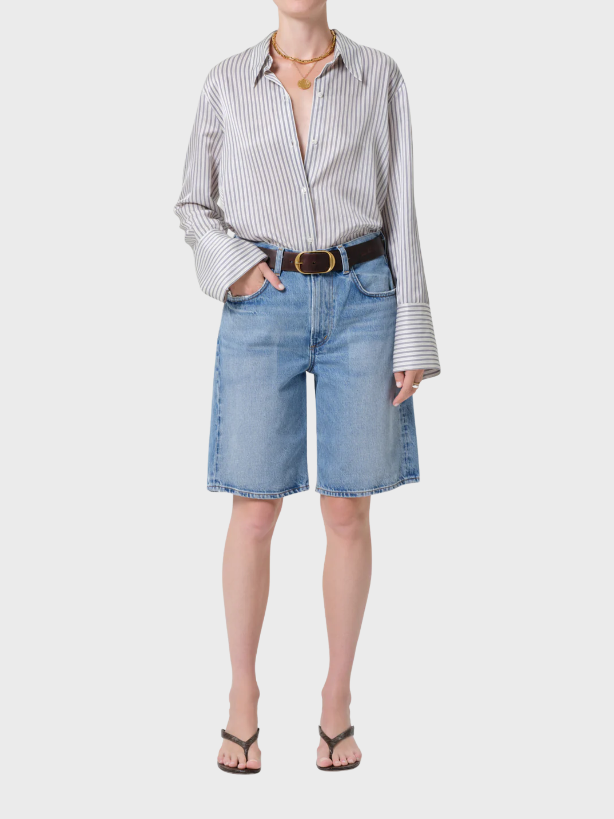 COH Court Denim Short Cupid-Shorts-West of Woodward Boutique-Vancouver-Canada