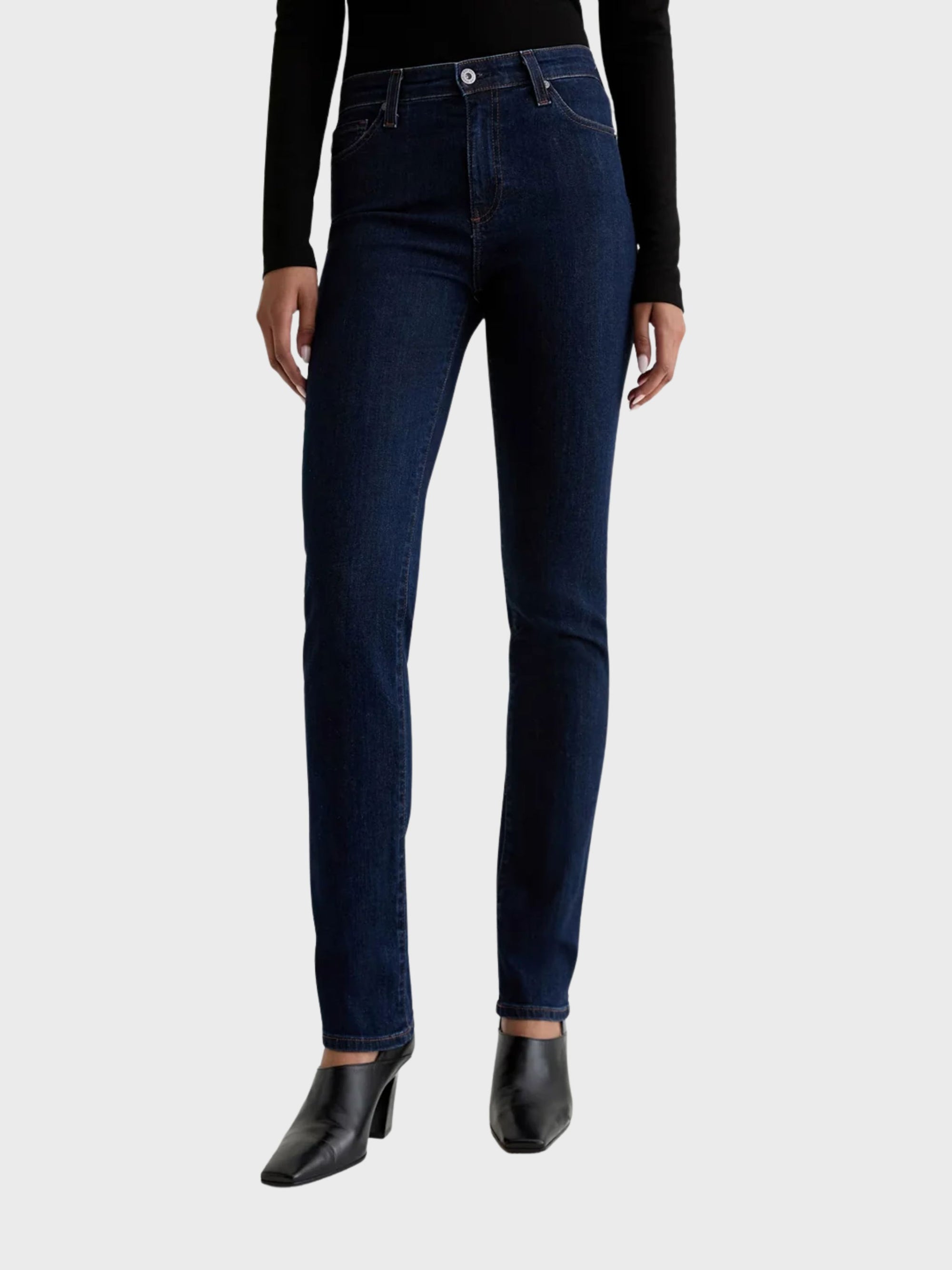 AG Mari Extended Length Jean Modern Indigo