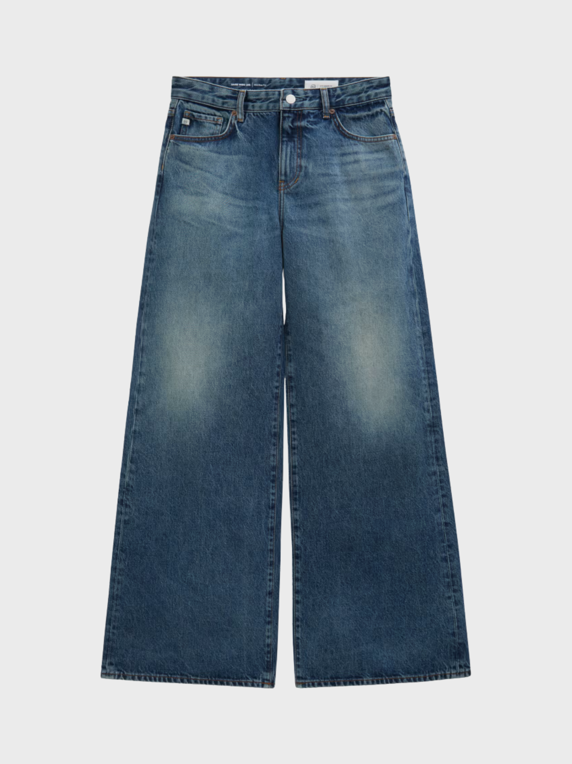 AG Saige Wide Leg Denim Jeans Nostalgia-Denim-West of Woodward Boutique-Vancouver-Canada
