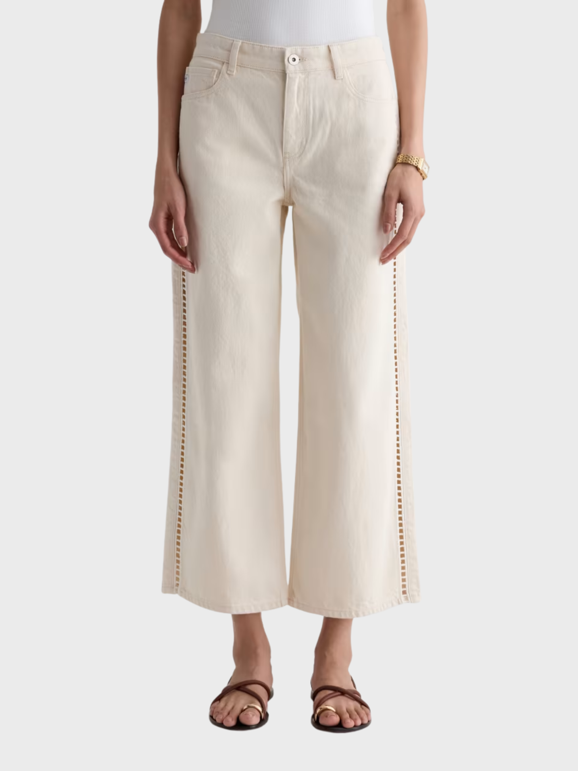AG Saige Wide Leg Crop Denim Jeans Fresh Air-Denim-West of Woodward Boutique-Vancouver-Canada