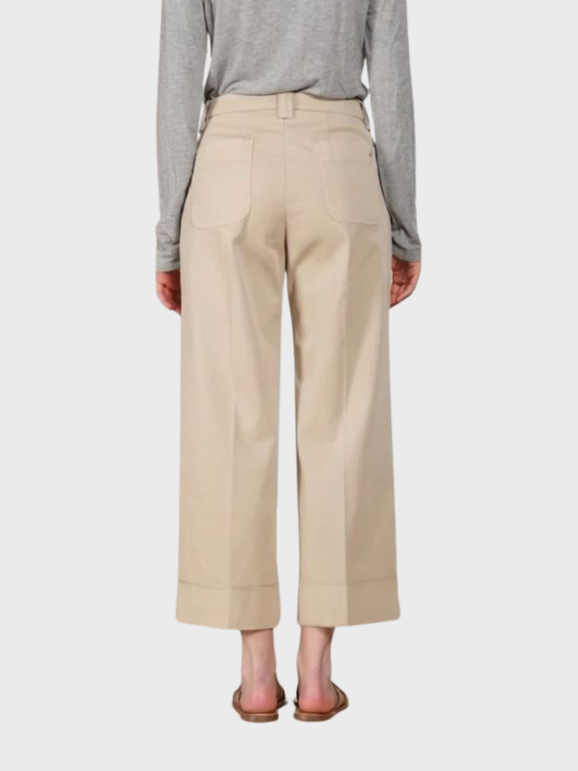 Masons New York Studio Crop Pant Sand-Pants-West of Woodward Boutique-Vancouver-Canada