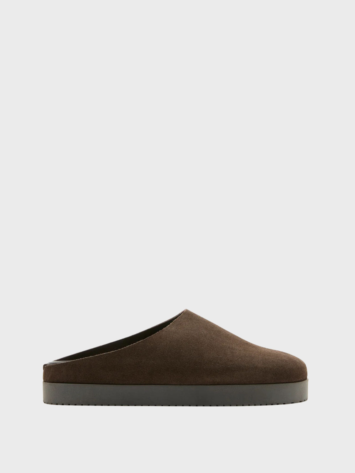 Sister Soeur Ada Clog Dark Brown Suede-Sneakers-West of Woodward Boutique-Vancouver-Canada