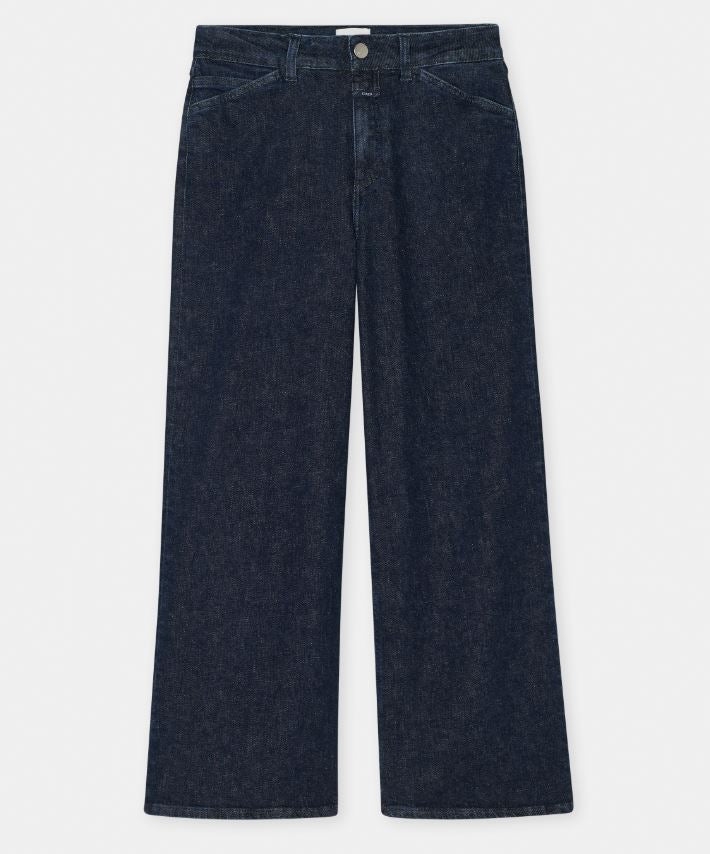 Closed Wera Cropped Denim Jeans Dark Blue-Denim-West of Woodward Boutique-Vancouver-Canada