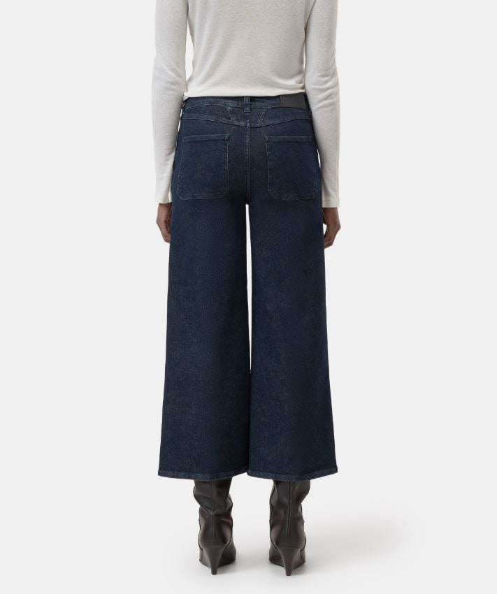 Closed Wera Cropped Denim Jeans Dark Blue-Denim-West of Woodward Boutique-Vancouver-Canada