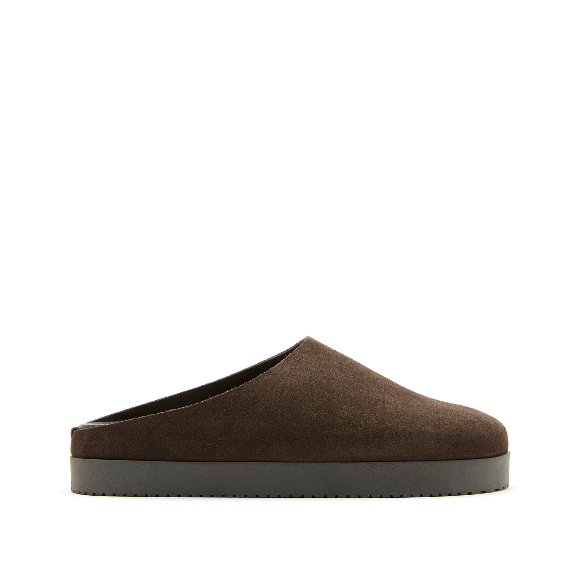 Sister Soeur Ada Clog Dark Brown Suede-Sneakers-West of Woodward Boutique-Vancouver-Canada