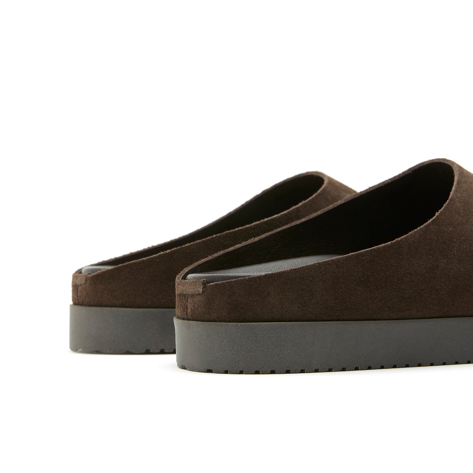 Sister Soeur Ada Clog Dark Brown Suede-Sneakers-West of Woodward Boutique-Vancouver-Canada