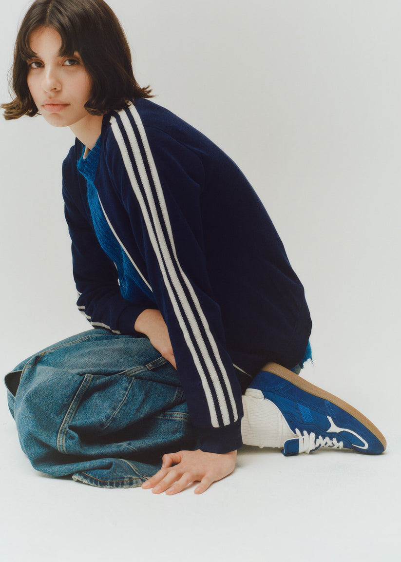 ALOHAS Tb. 490 Rife Sheen Blue Leather Sneakers-Sneakers-West of Woodward Boutique-Vancouver-Canada
