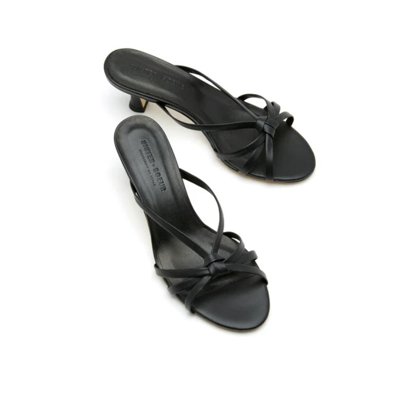 Sister Soeur Eden Shoe Black Leather-Shoes-West of Woodward Boutique-Vancouver-Canada