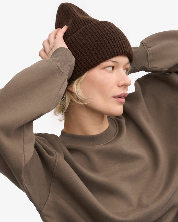Colorful Standard Merino Wool Hat Coffee Brown-Accessories-West of Woodward Boutique-Vancouver-Canada