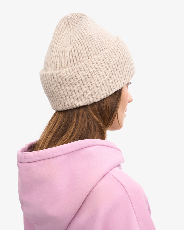 Colorful Standard Merino Wool Hat Ivory White-Accessories-West of Woodward Boutique-Vancouver-Canada