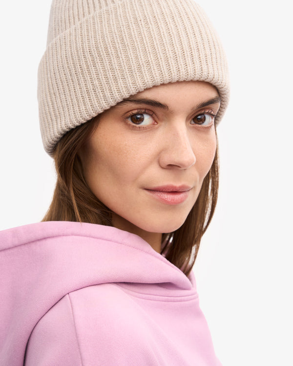 Colorful Standard Merino Wool Hat Ivory White-Accessories-West of Woodward Boutique-Vancouver-Canada