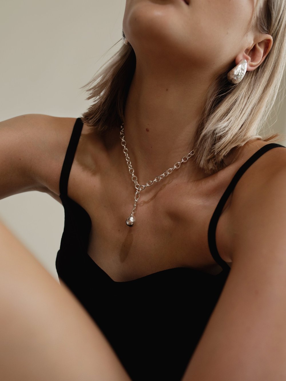 Pamela Card Baia Cannone Earrings Sterling Silver-Accessories-West of Woodward Boutique-Vancouver-Canada